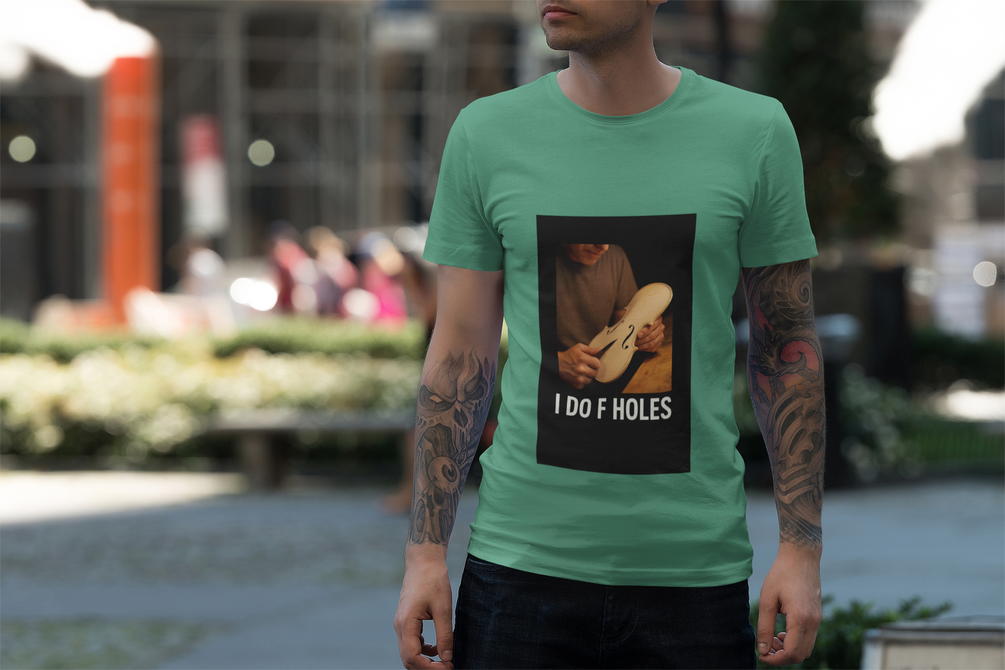 I Do F Holes – Luthier Humor T-Shirt