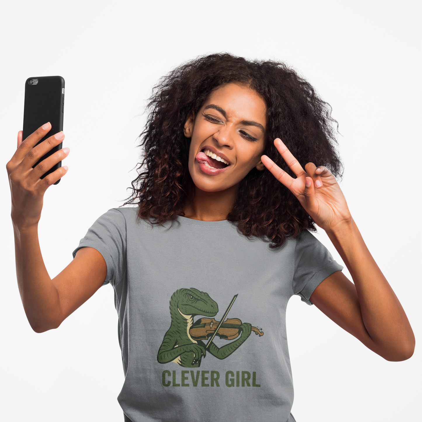 Clever Girl Velociraptor Violin Unisex T-Shirt – Jurassic Music Mashup