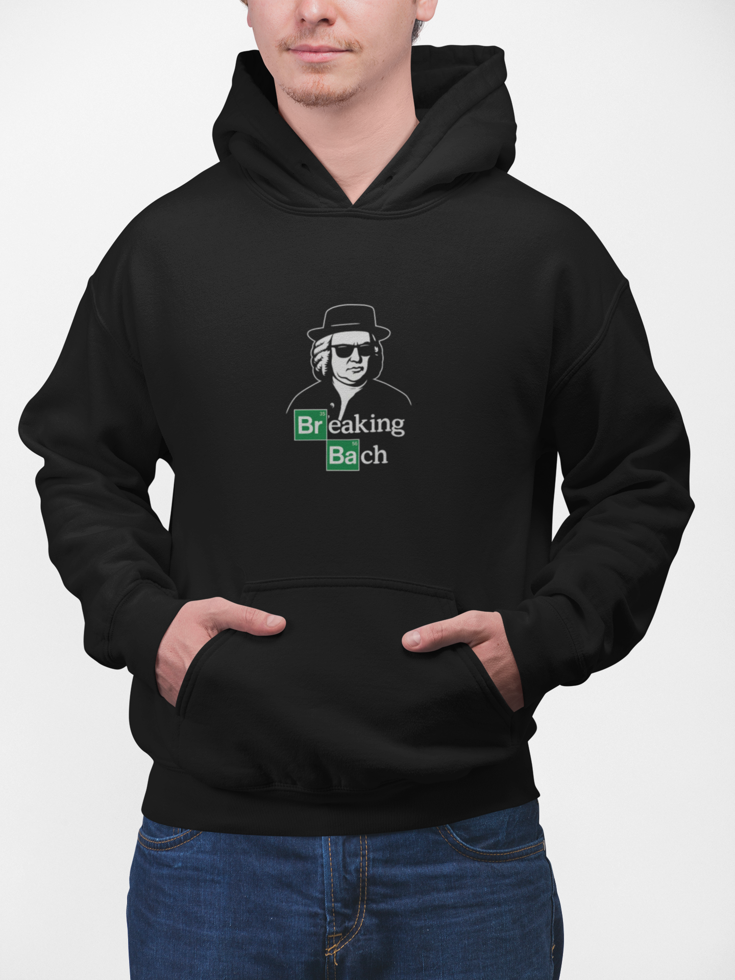 Breaking Bach – Classical Composer Parody Hoodie