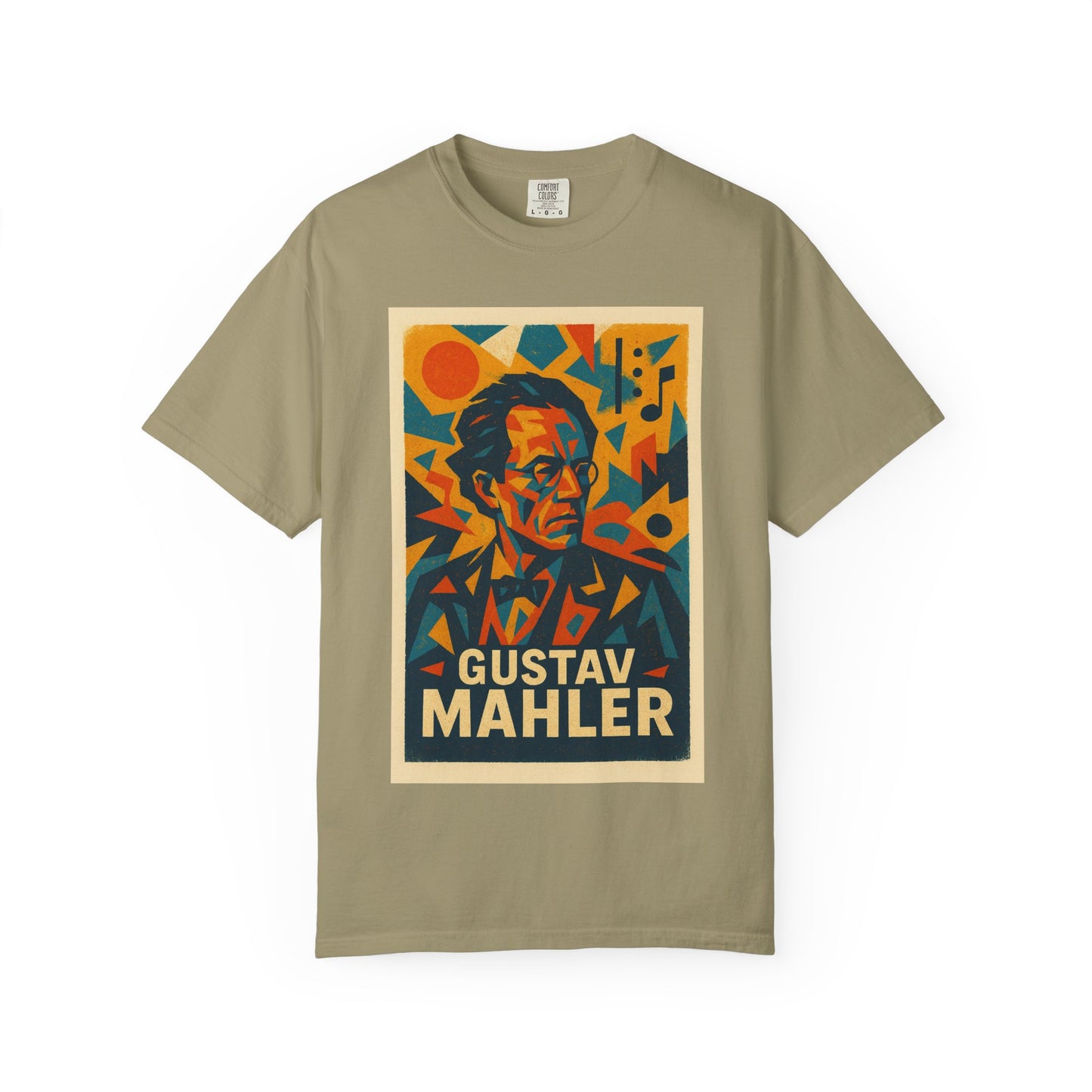 Gustav Mahler Vintage Art Tee – Bold Composer Shirt for Music Lovers