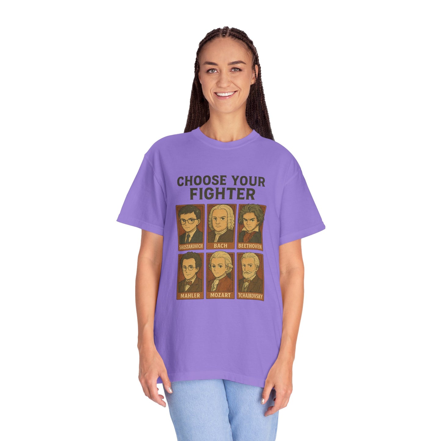 “Choose Your Fighter: Classical Legends Anime T-Shirt”