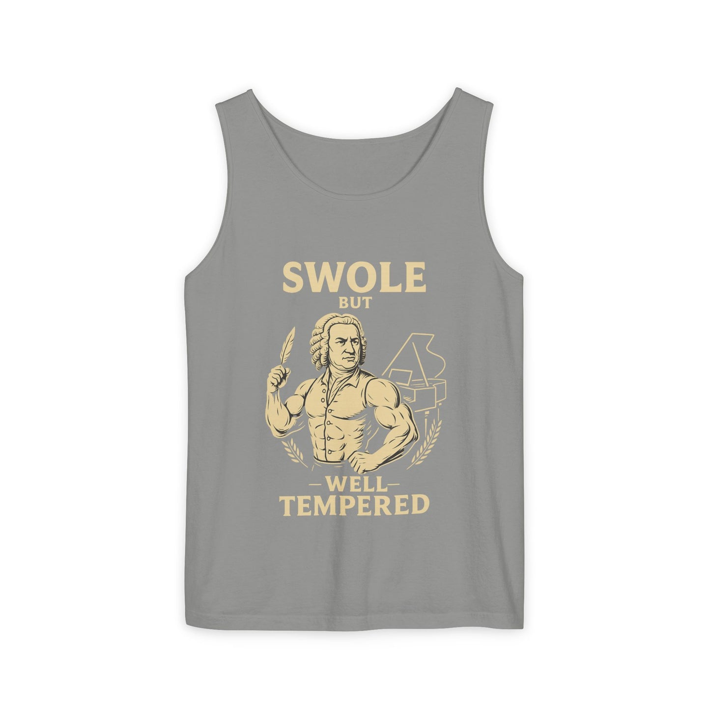 Swole But Well-Tempered Tank – Buff Bach Sleeveless Edition
