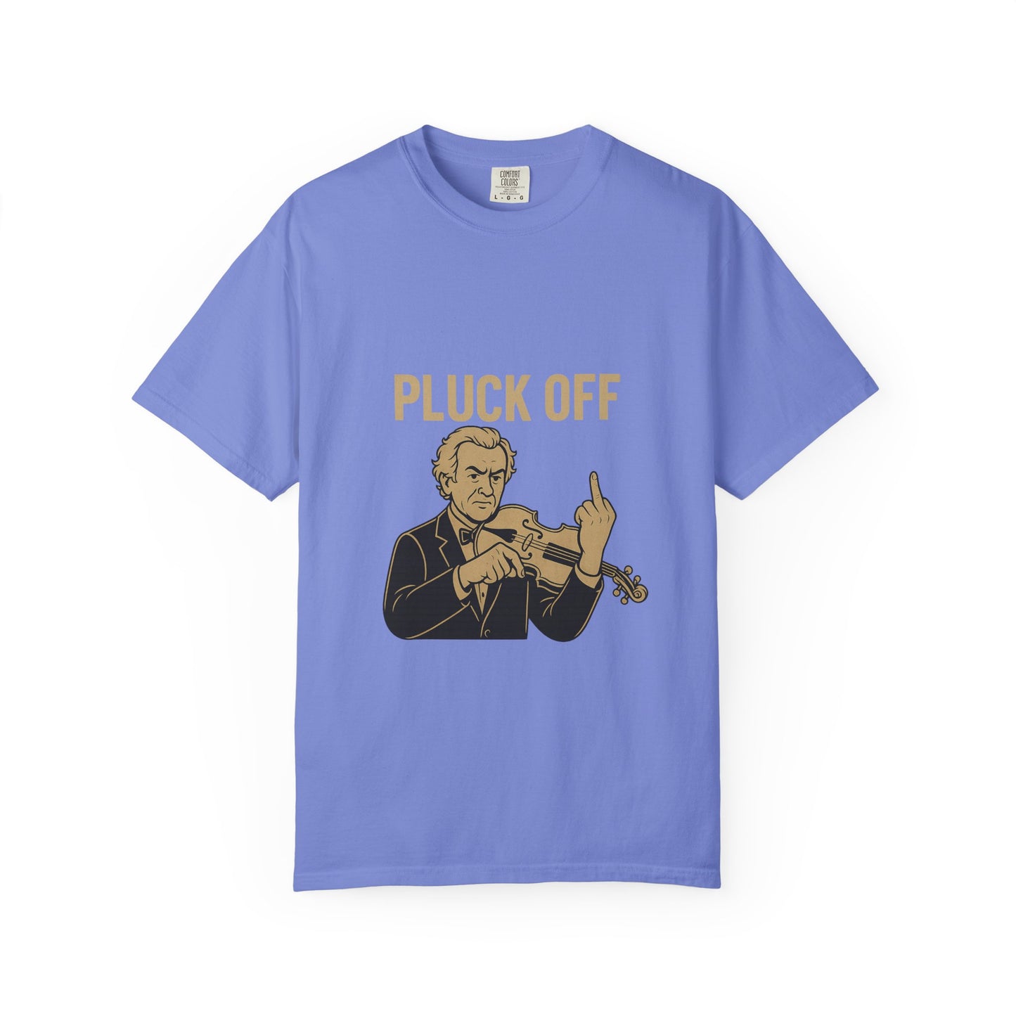 Pluck Off Violinist Tee – Classical Sass, Street-Class Attitude
