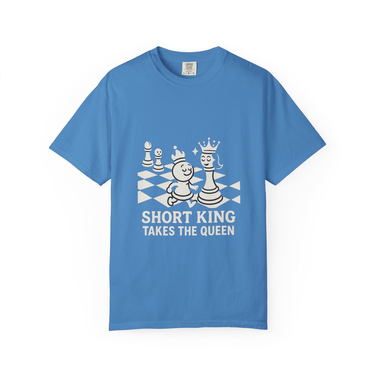 Short King Takes the Queen – Funny Chess Love T-Shirt