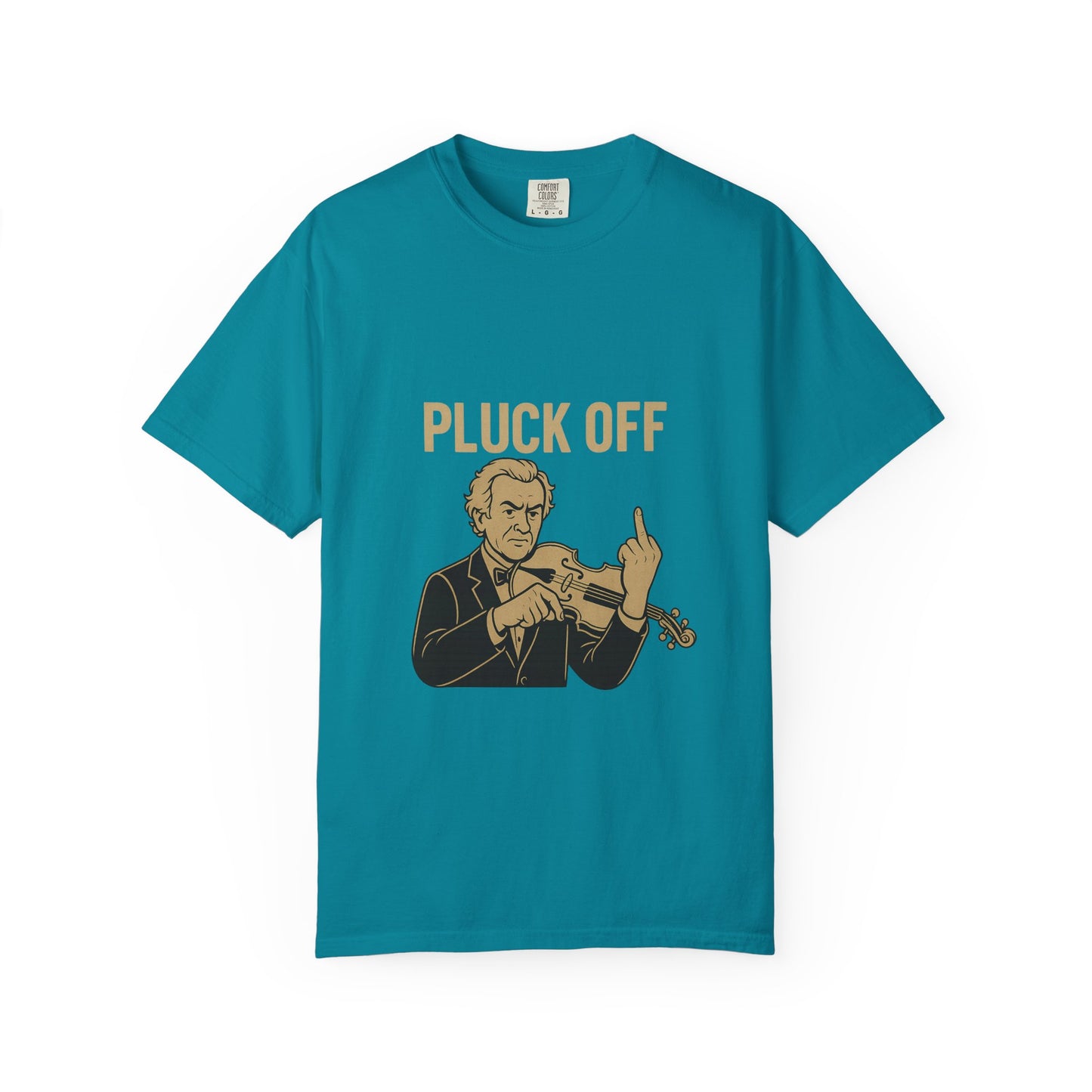 Pluck Off Violinist Tee – Classical Sass, Street-Class Attitude