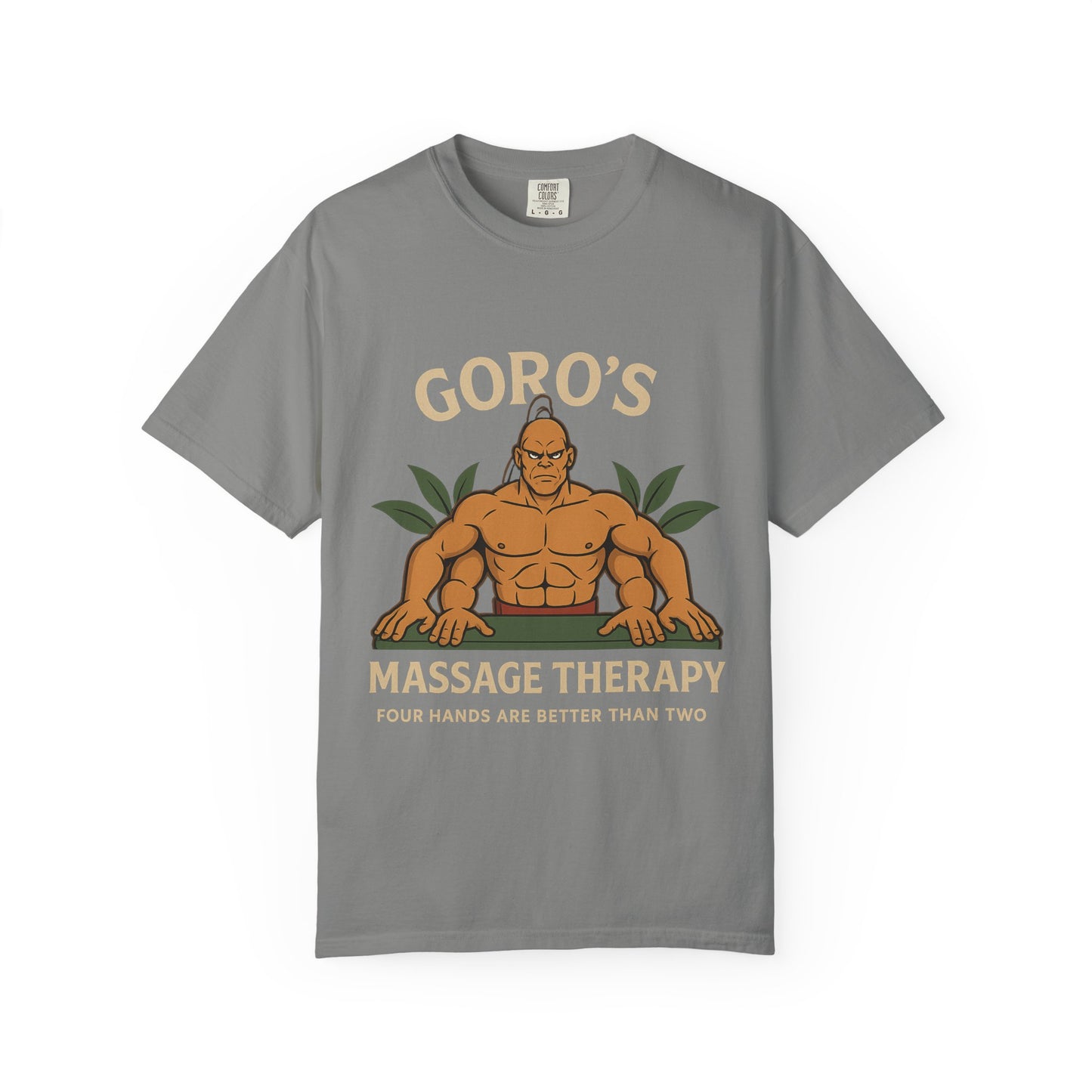 Goro’s Massage Therapy T-Shirt – Four Hands Are Better Than Two