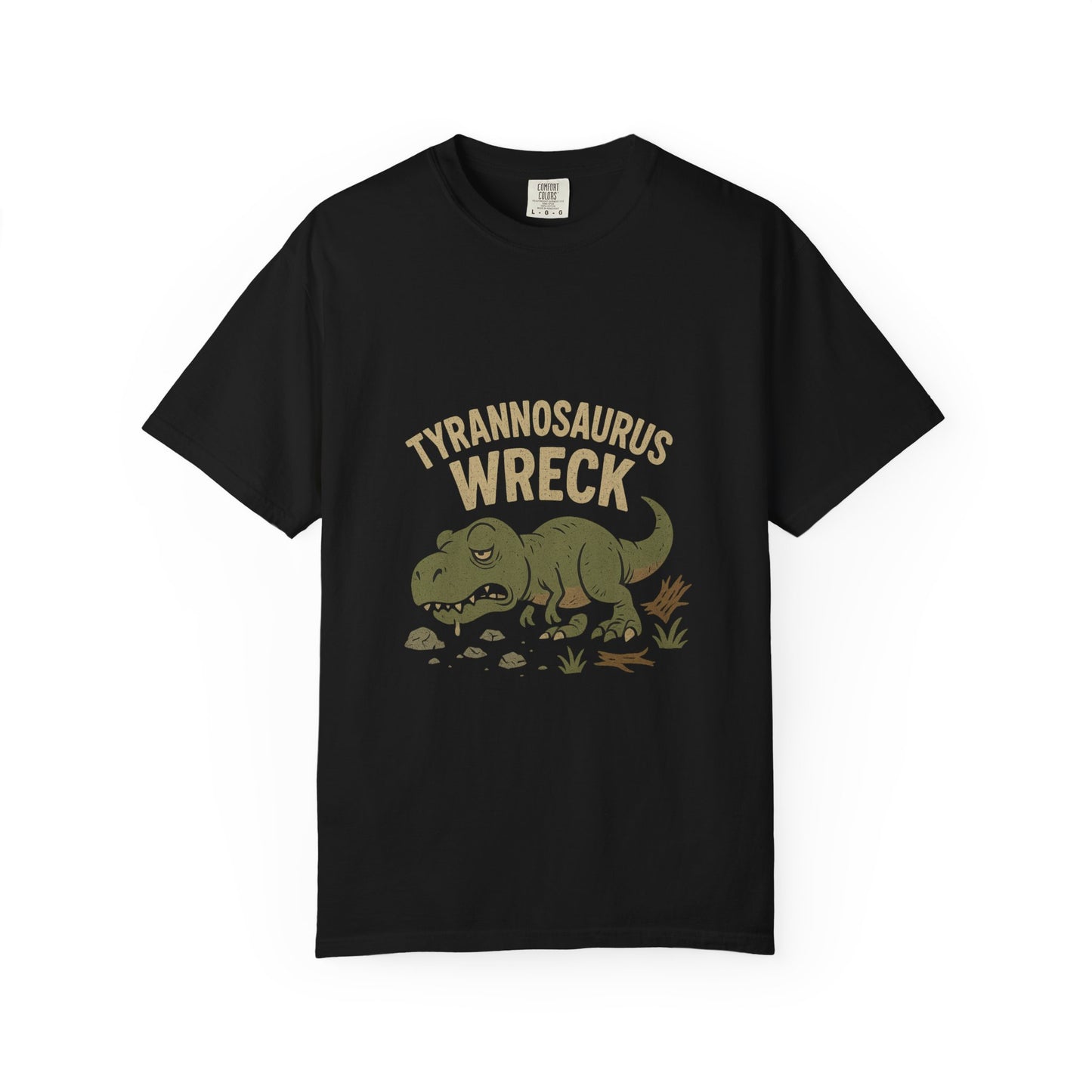 Tyrannosaurus Wreck – Dino Disaster Mood Tee