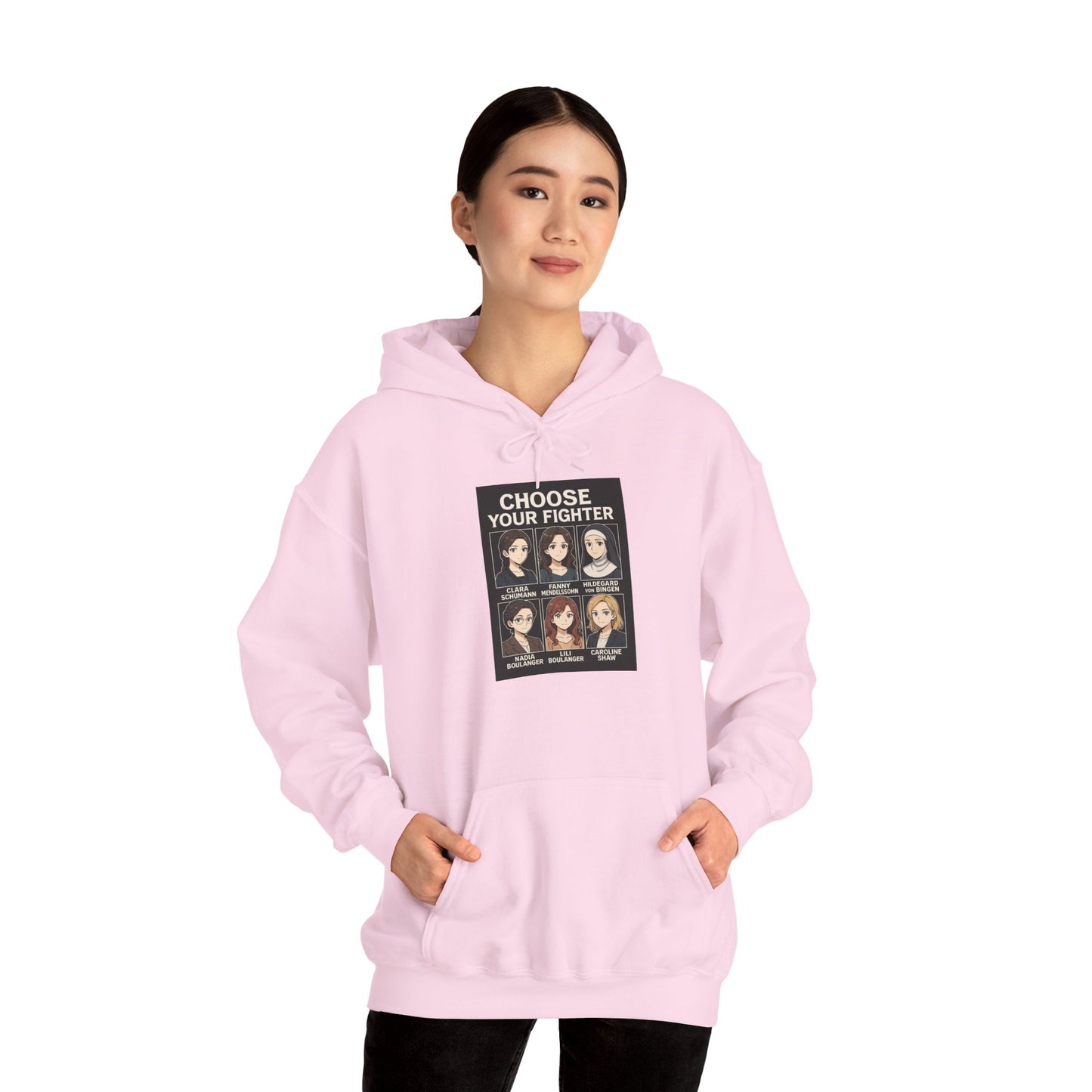 Choose Your Fighter – Women Composers Hoodie (Unisex)