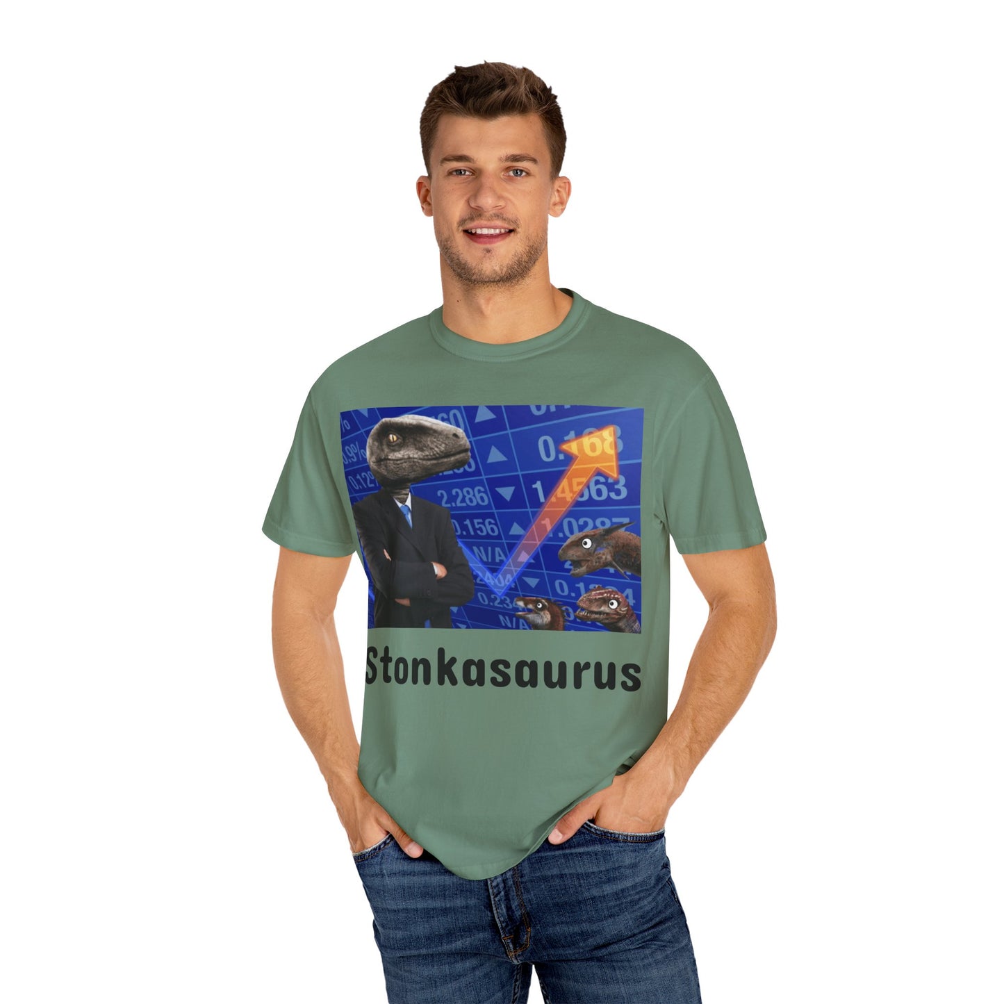 Stonkasaurus Unisex T-Shirt | Trendy Graphic Tee for Meme Lovers, Casual Wear, Gift for Gamers, Humor Clothing, Birthday Present