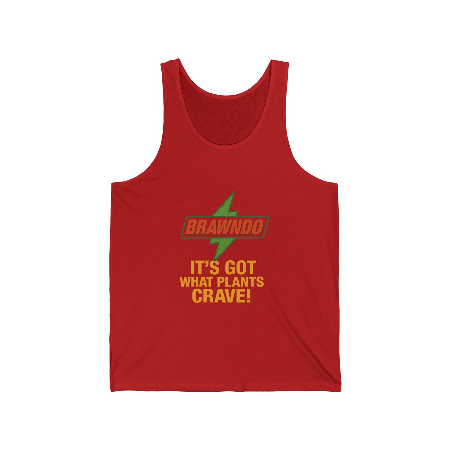 Brawndo “It’s Got What Plants Crave!” Tank Top – Unisex Sleeveless Tee