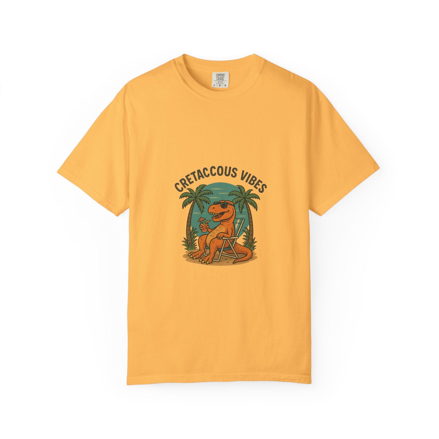 Cretaceous Vibes Only – Retro Dinosaur Tee for Summer Chill & Prehistoric Thrills