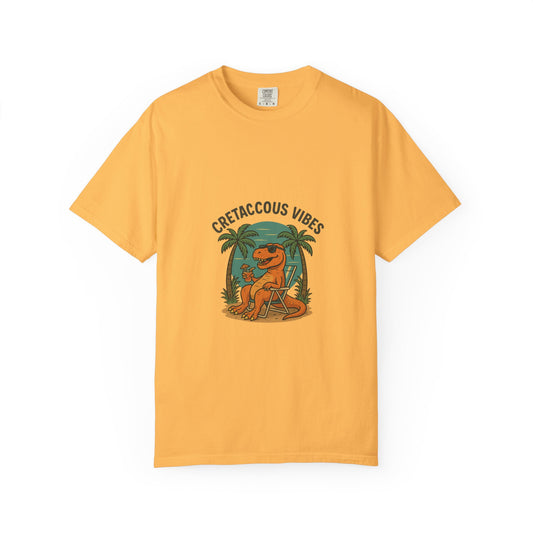 Cretaceous Vibes Only – Retro Dinosaur Tee for Summer Chill & Prehistoric Thrills