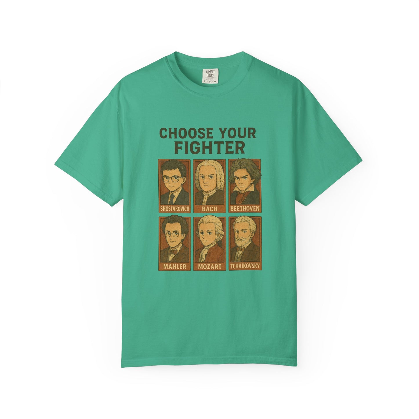 “Choose Your Fighter: Classical Legends Anime T-Shirt”