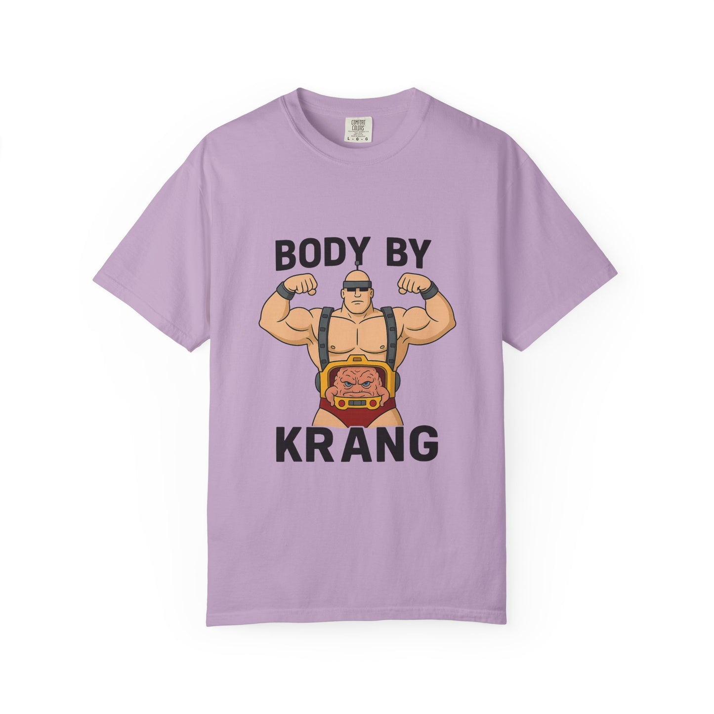 Body by Krang – Flexing Android Villain T Shirt