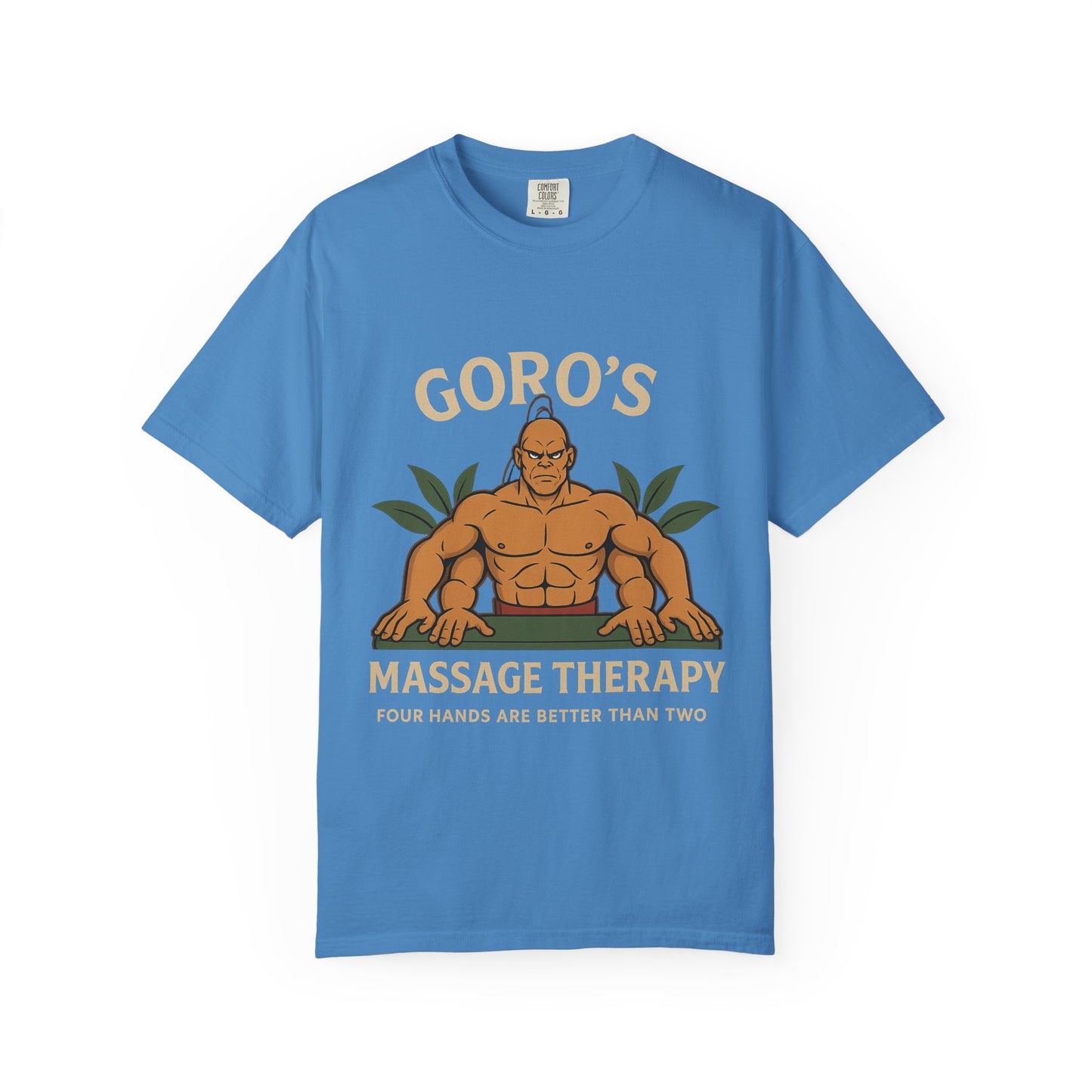 Goro’s Massage Therapy T-Shirt – Four Hands Are Better Than Two