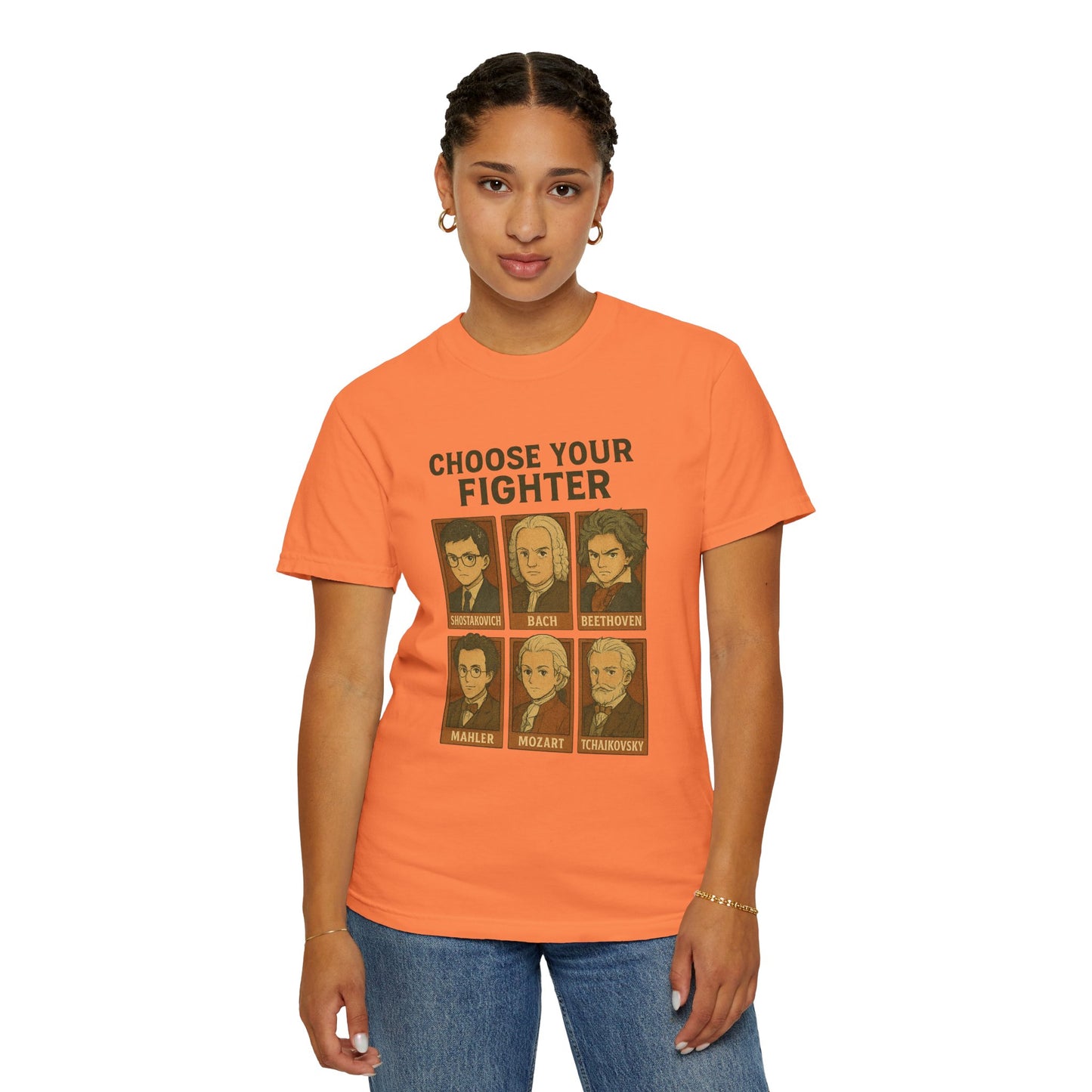 “Choose Your Fighter: Classical Legends Anime T-Shirt”