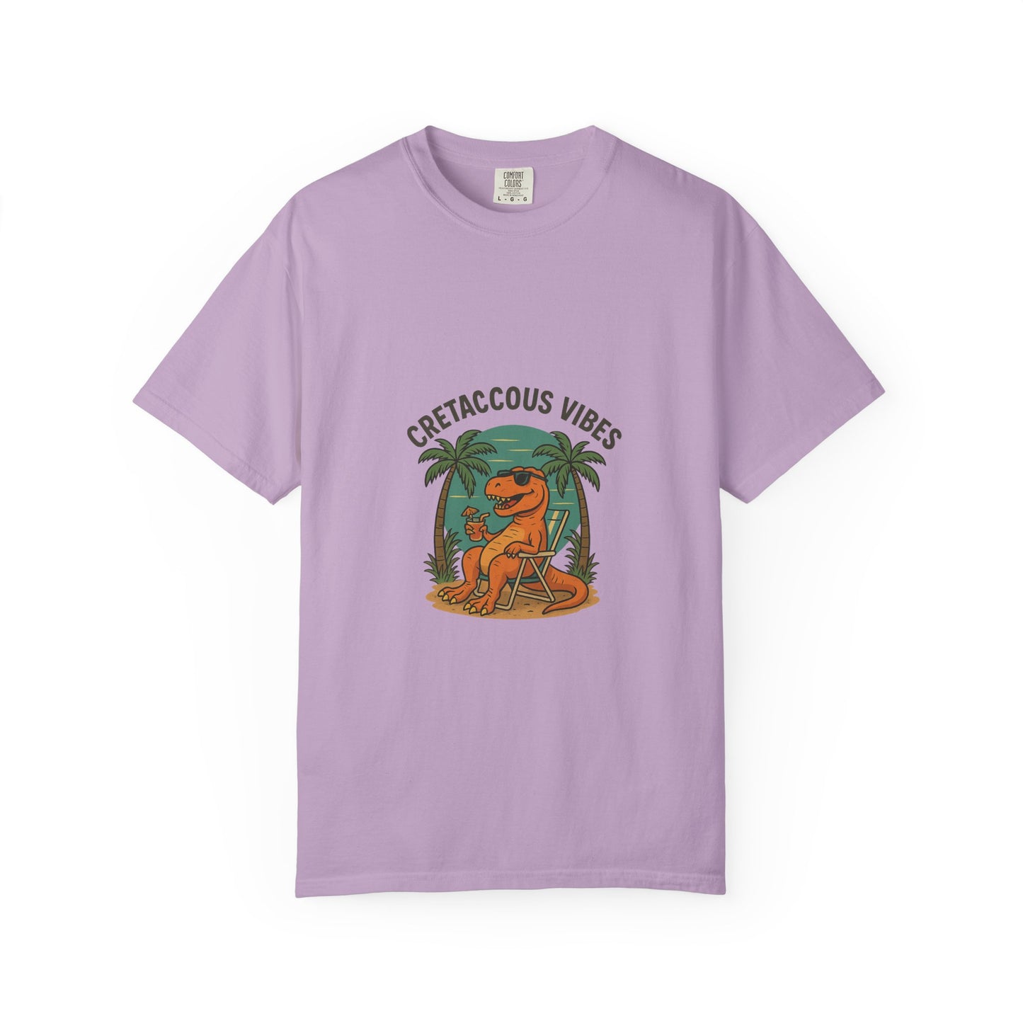 Cretaceous Vibes Only – Retro Dinosaur Tee for Summer Chill & Prehistoric Thrills