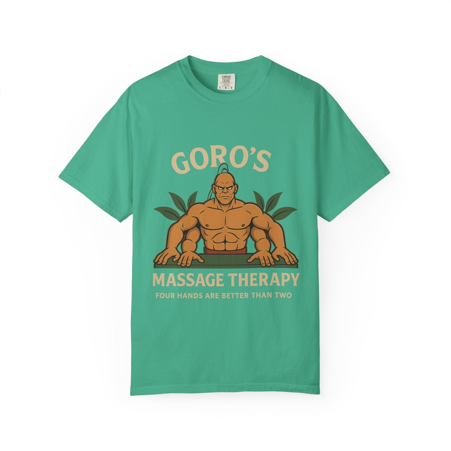 Goro’s Massage Therapy T-Shirt – Four Hands Are Better Than Two