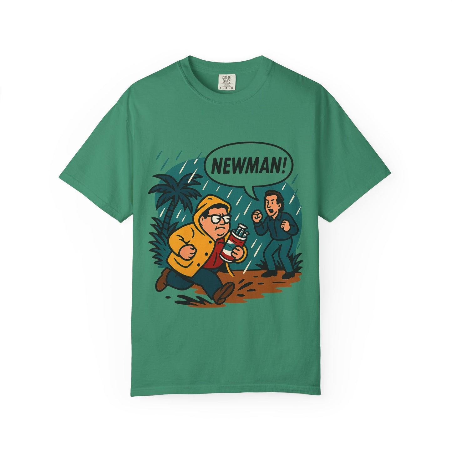 “Newman! Jurassic Crossover” Unisex T-Shirt – Seinfeld x Dino Adventure Parody Tee