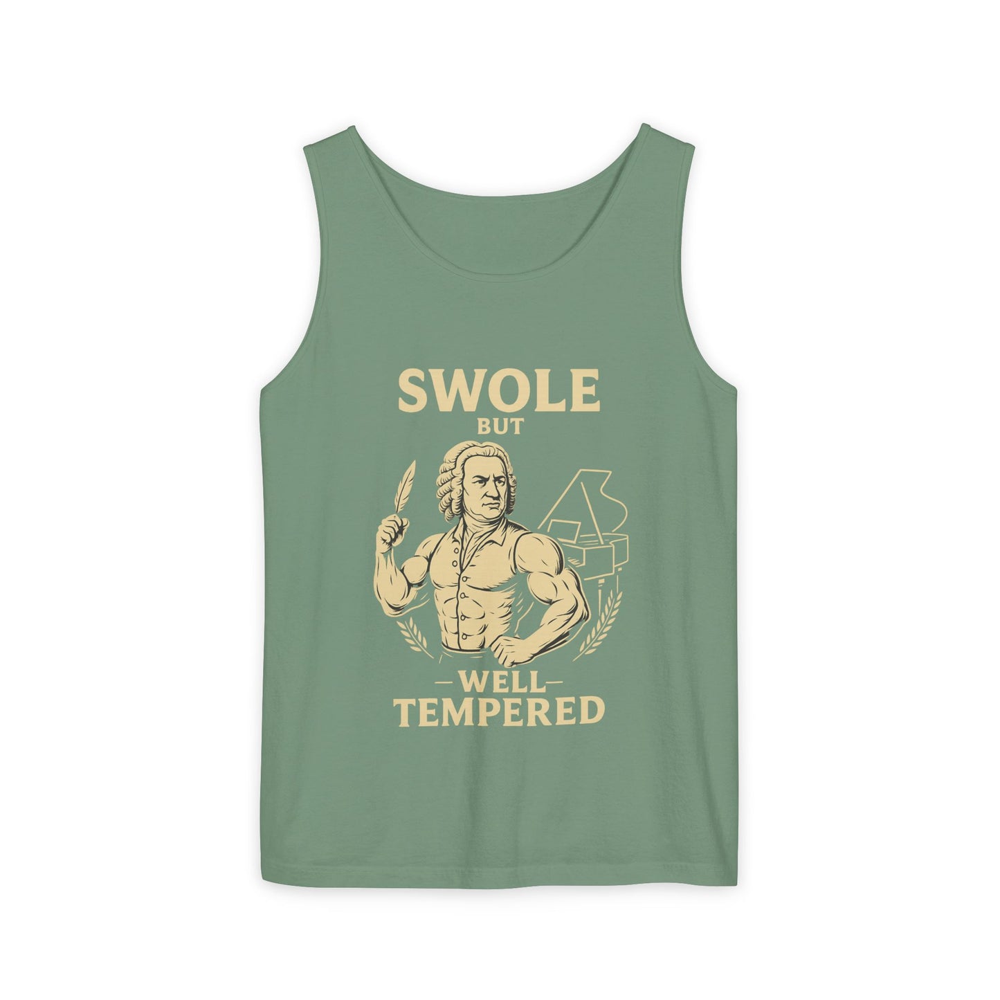 Swole But Well-Tempered Tank – Buff Bach Sleeveless Edition