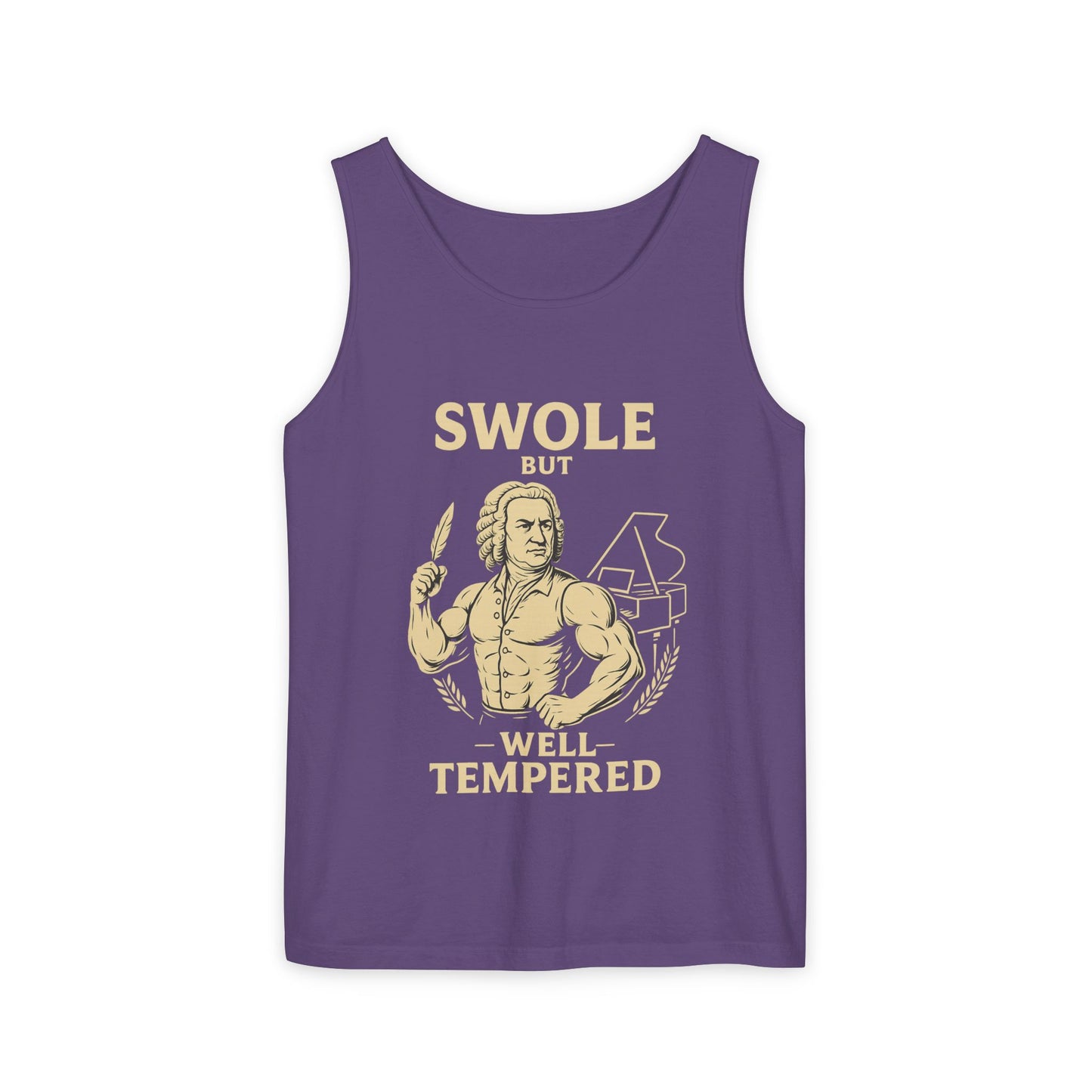 Swole But Well-Tempered Tank – Buff Bach Sleeveless Edition
