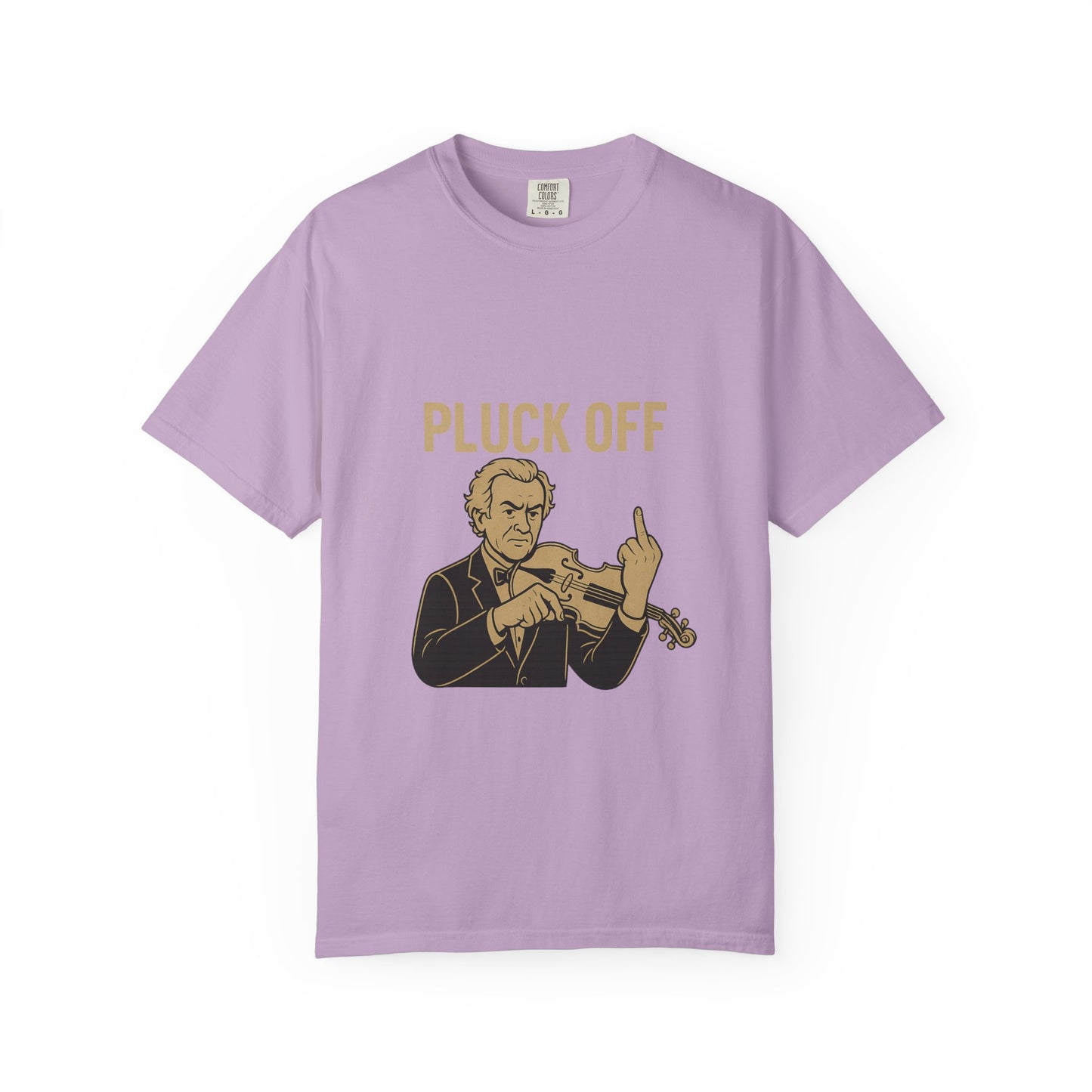 Pluck Off Violinist Tee – Classical Sass, Street-Class Attitude