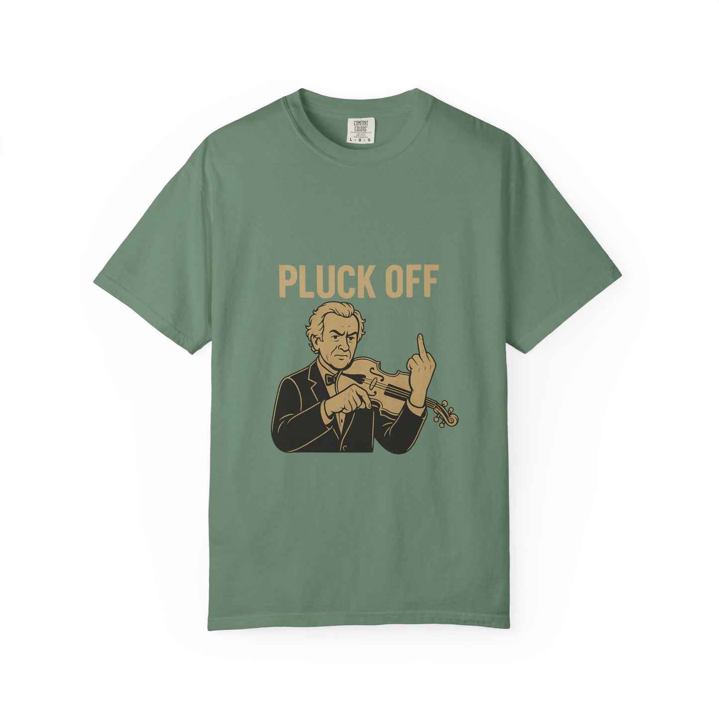 Pluck Off Violinist Tee – Classical Sass, Street-Class Attitude