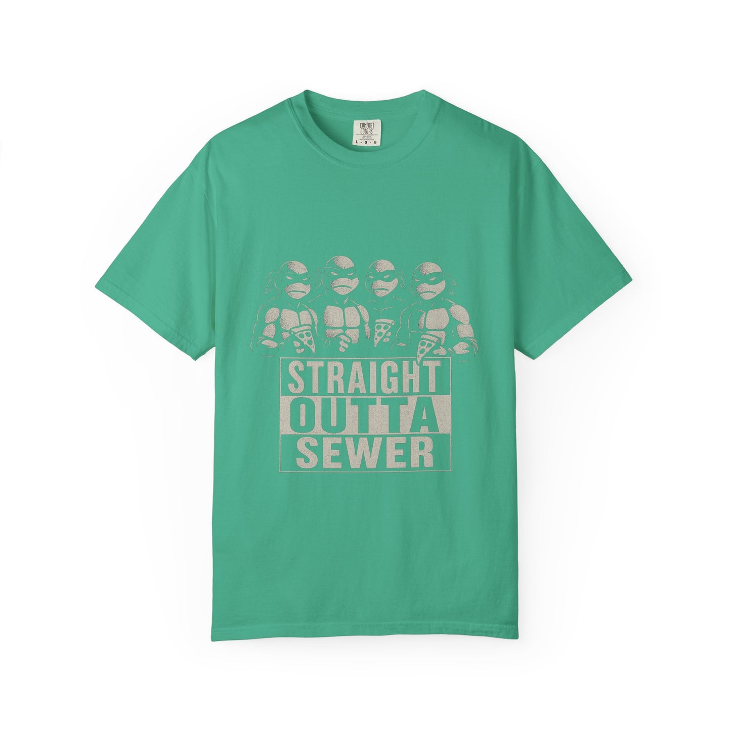Straight Outta Sewer – Ninja Turtle NWA Parody T-Shirt