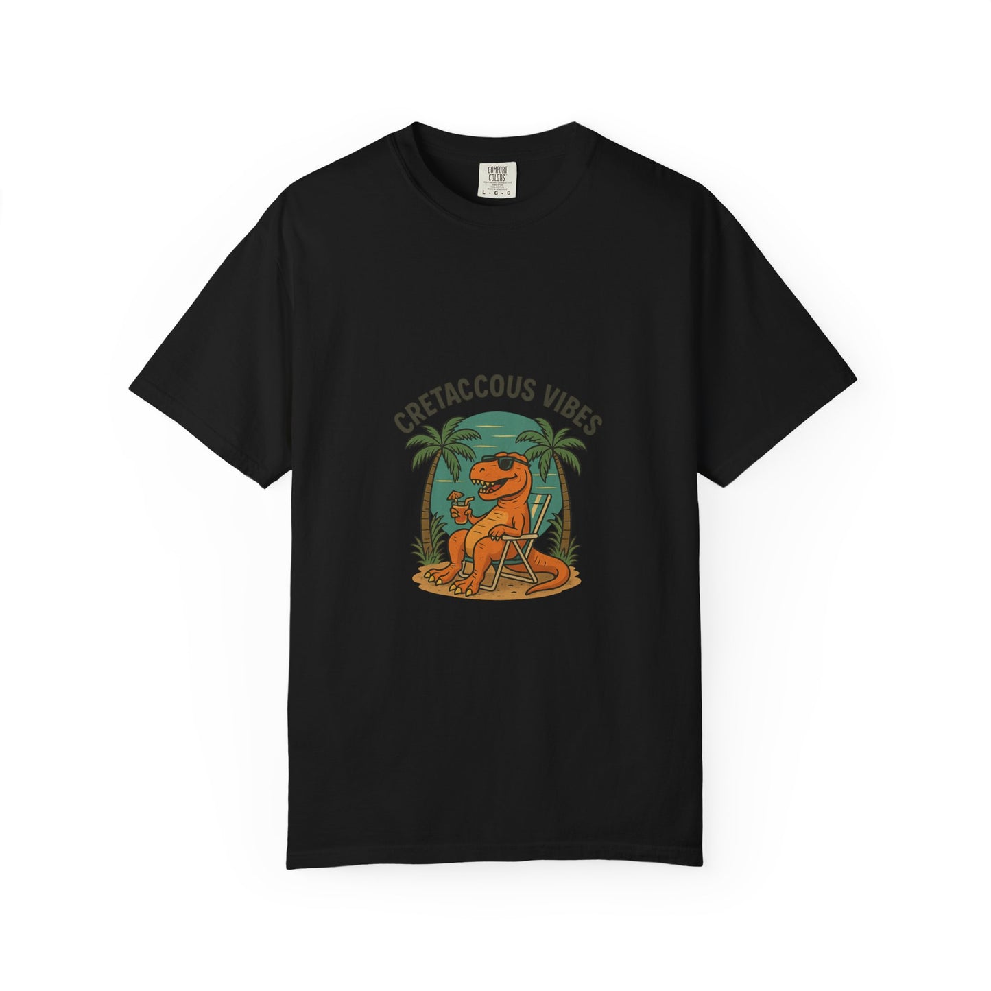 Cretaceous Vibes Only – Retro Dinosaur Tee for Summer Chill & Prehistoric Thrills