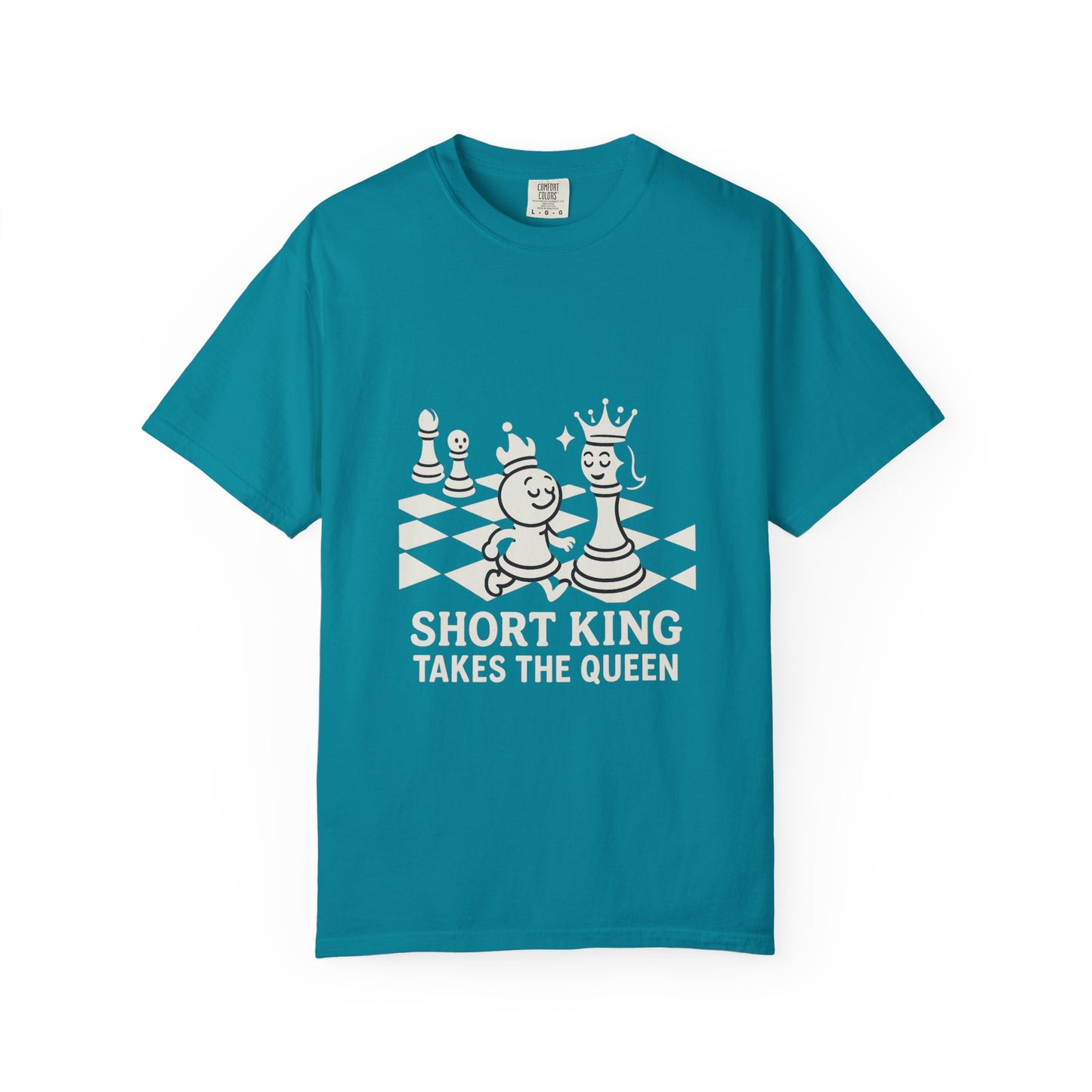 Short King Takes the Queen – Funny Chess Love T-Shirt