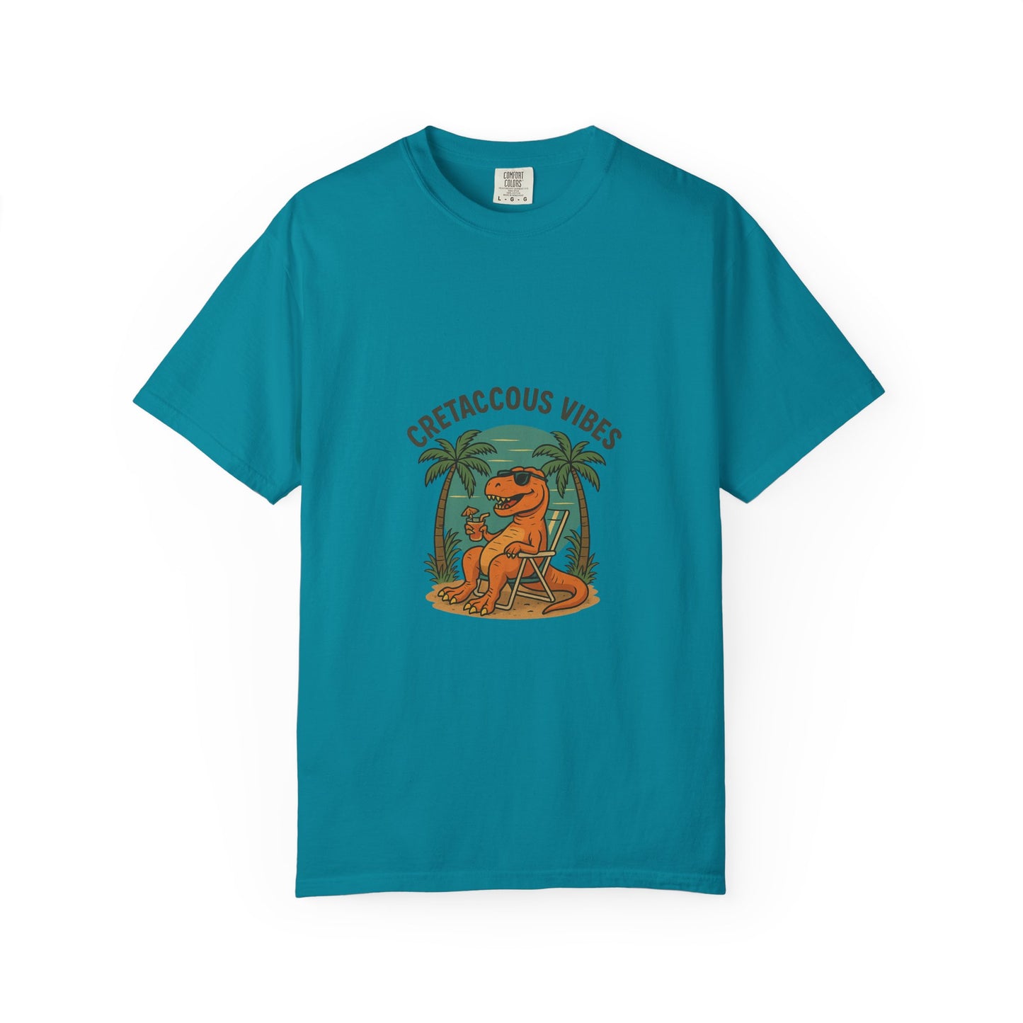 Cretaceous Vibes Only – Retro Dinosaur Tee for Summer Chill & Prehistoric Thrills