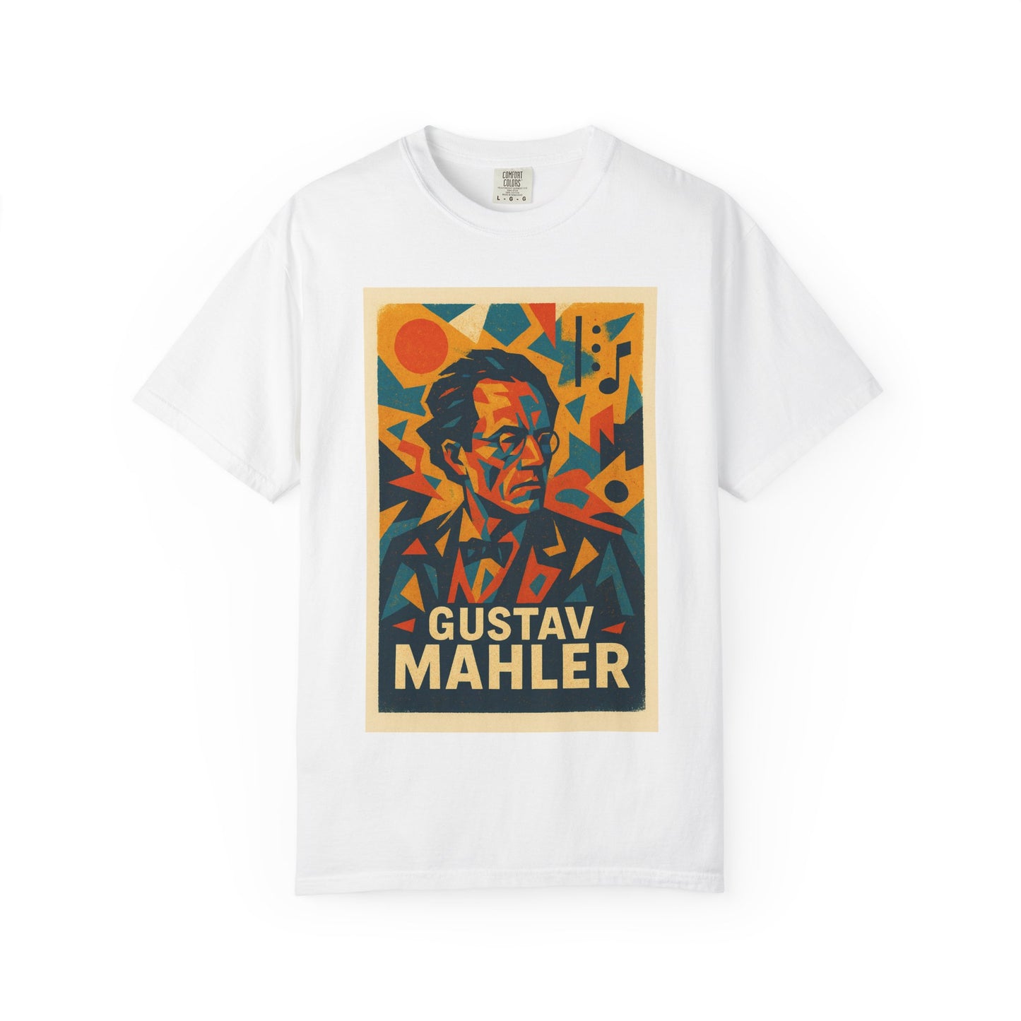 Gustav Mahler Vintage Art Tee – Bold Composer Shirt for Music Lovers