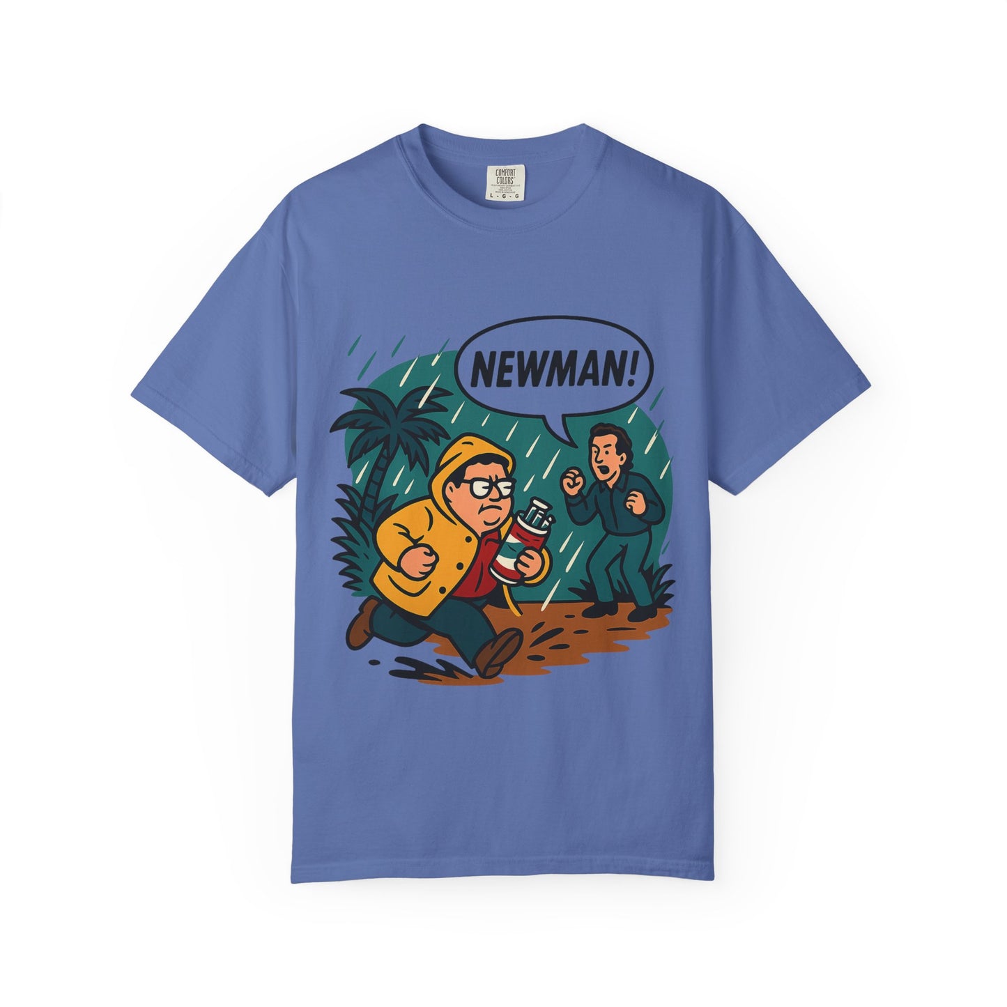 “Newman! Jurassic Crossover” Unisex T-Shirt – Seinfeld x Dino Adventure Parody Tee