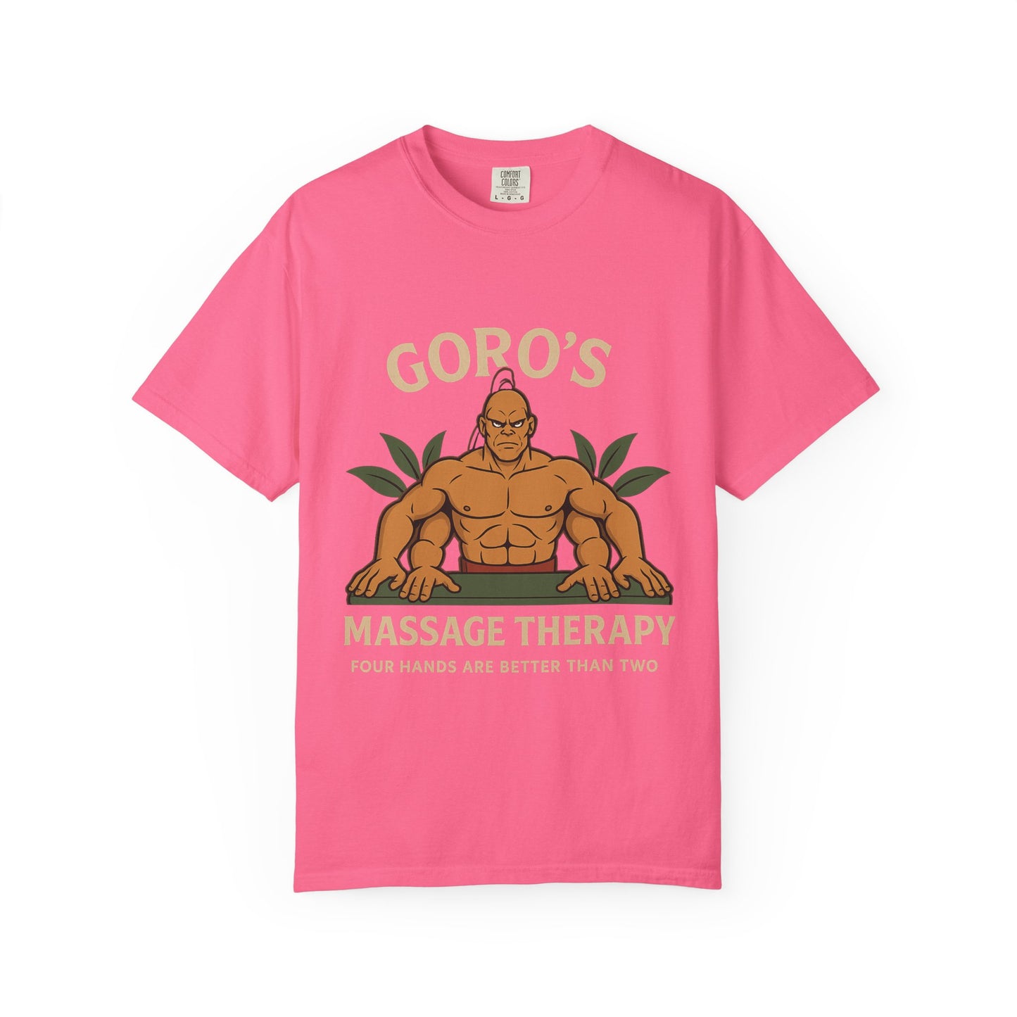 Goro’s Massage Therapy T-Shirt – Four Hands Are Better Than Two