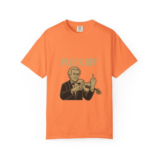 Pluck Off Violinist Tee – Classical Sass, Street-Class Attitude