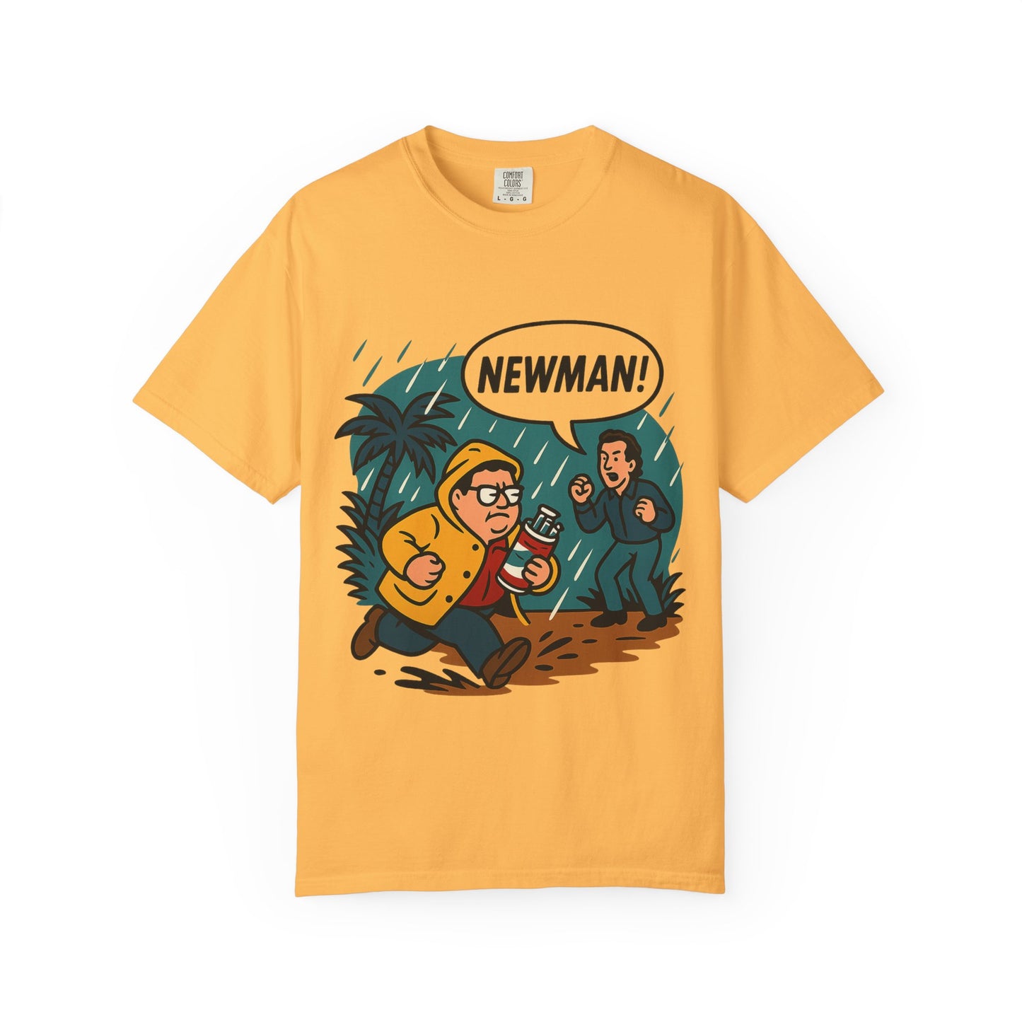 “Newman! Jurassic Crossover” Unisex T-Shirt – Seinfeld x Dino Adventure Parody Tee