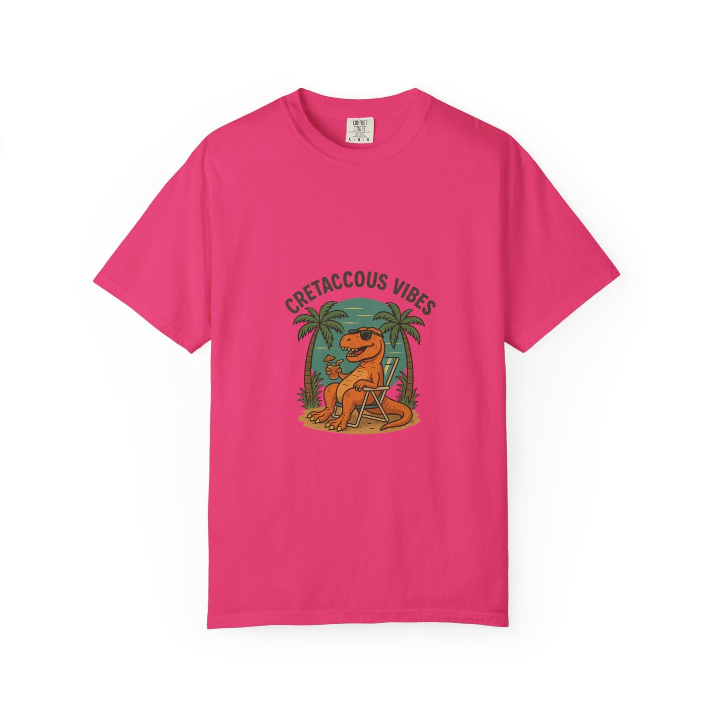 Cretaceous Vibes Only – Retro Dinosaur Tee for Summer Chill & Prehistoric Thrills