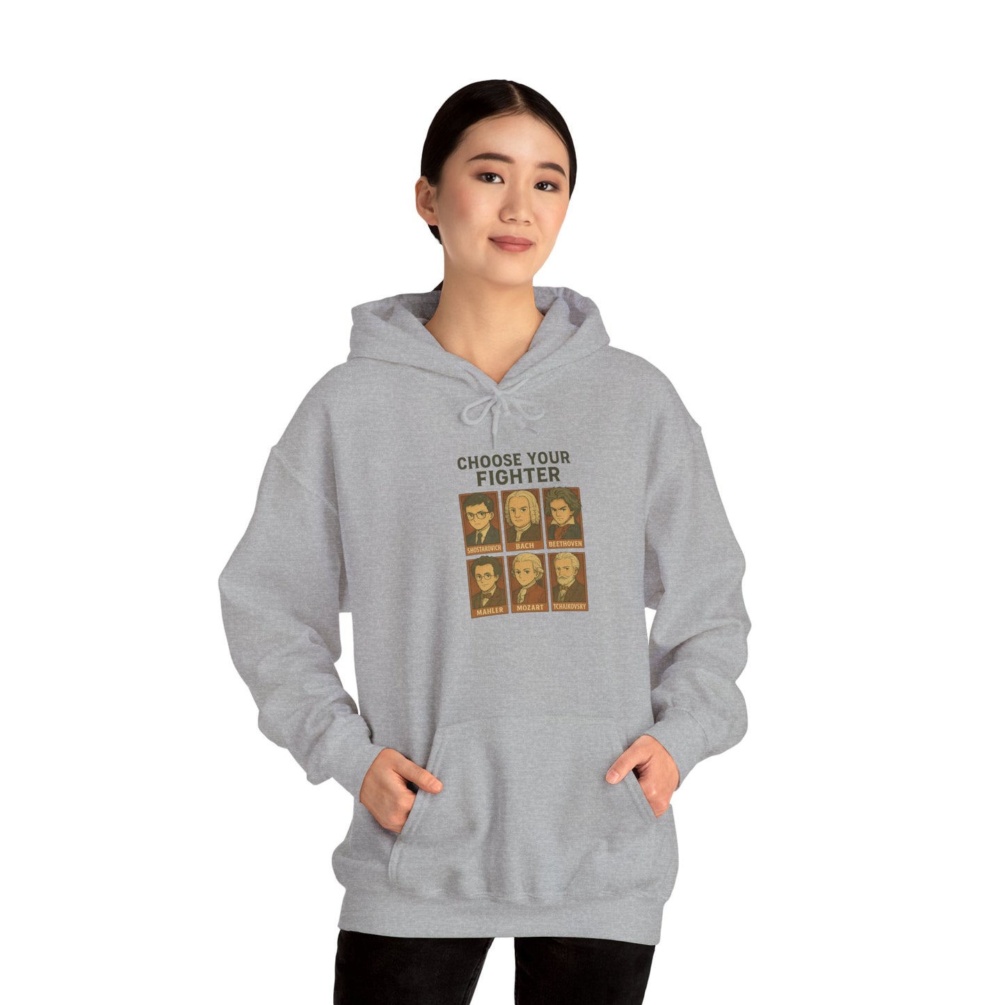 Choose Your Fighter – Composer Showdown Hoodie (Unisex)
