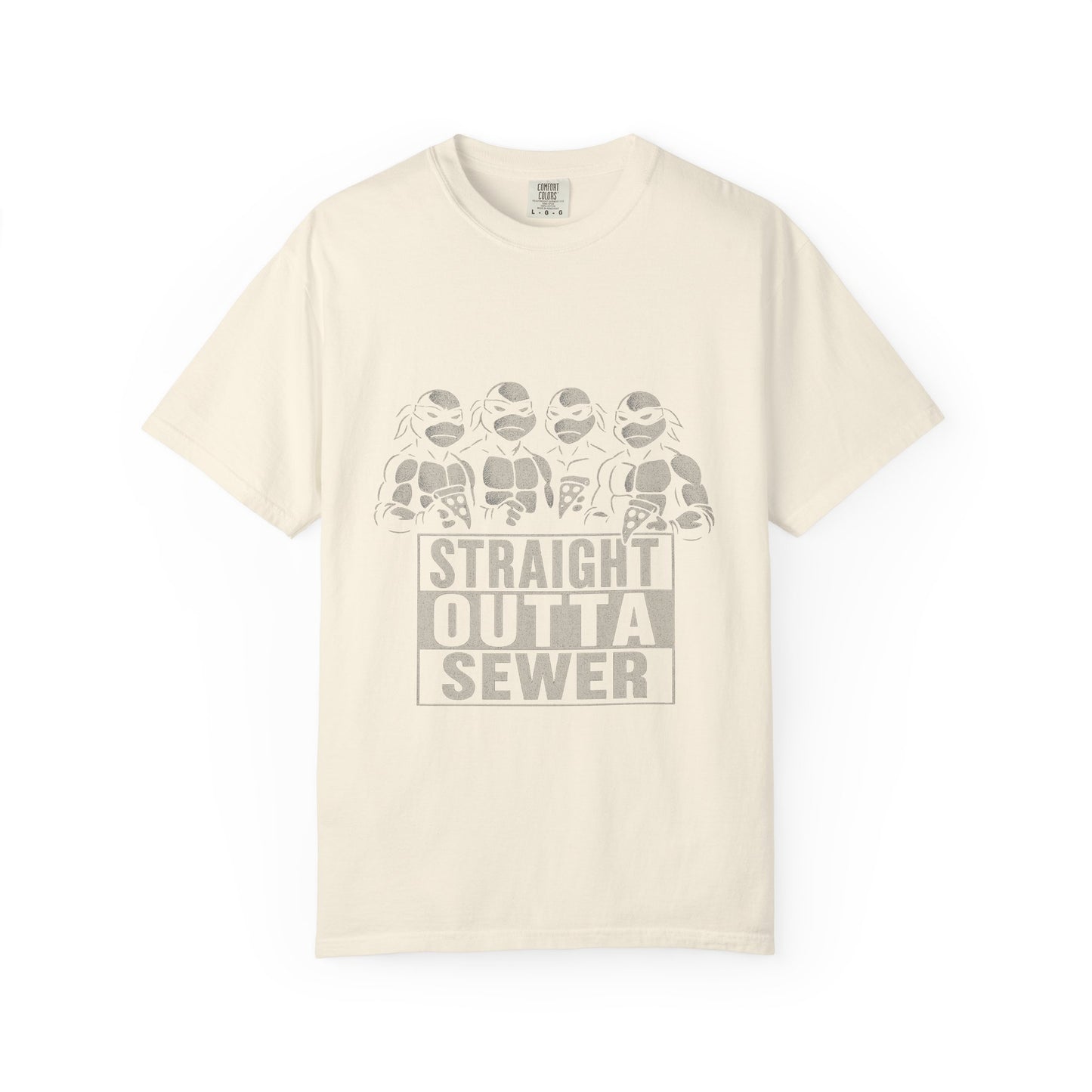 Straight Outta Sewer – Ninja Turtle NWA Parody T-Shirt