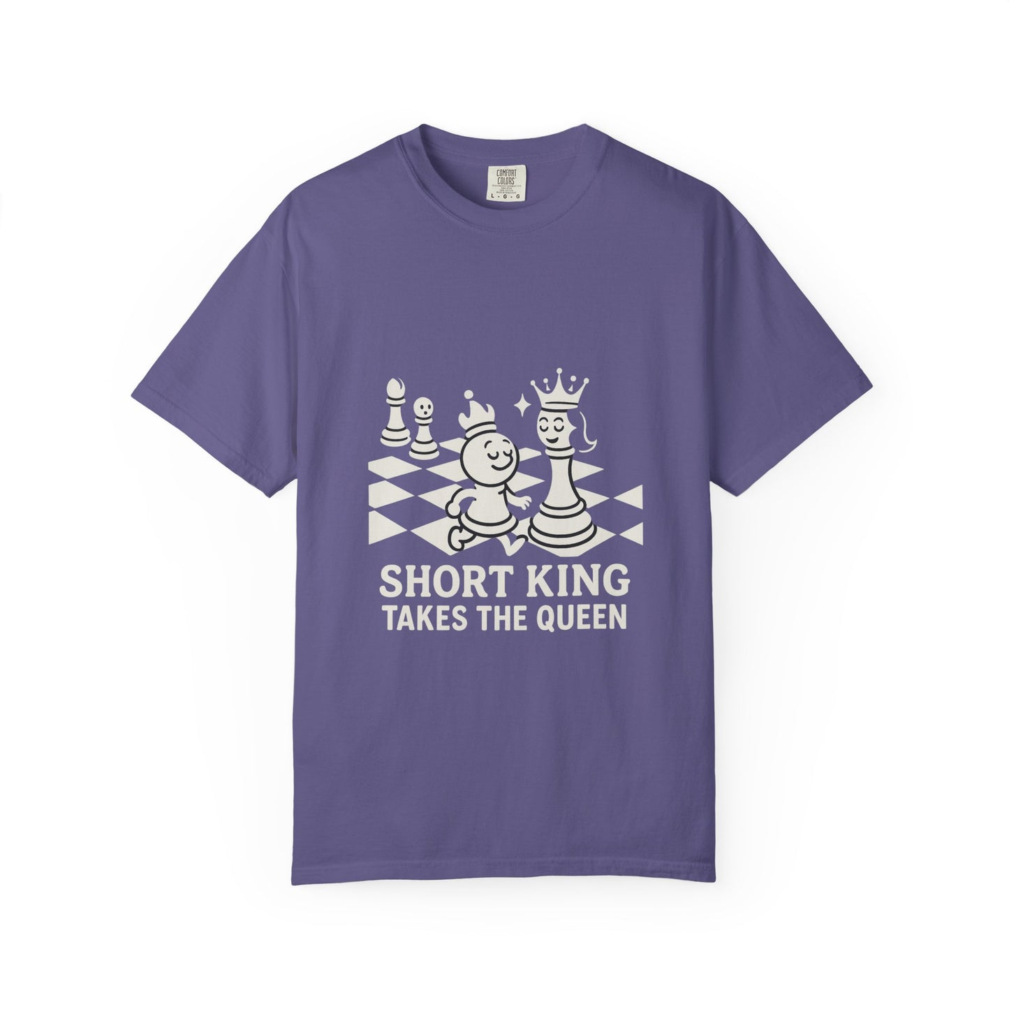 Short King Takes the Queen – Funny Chess Love T-Shirt