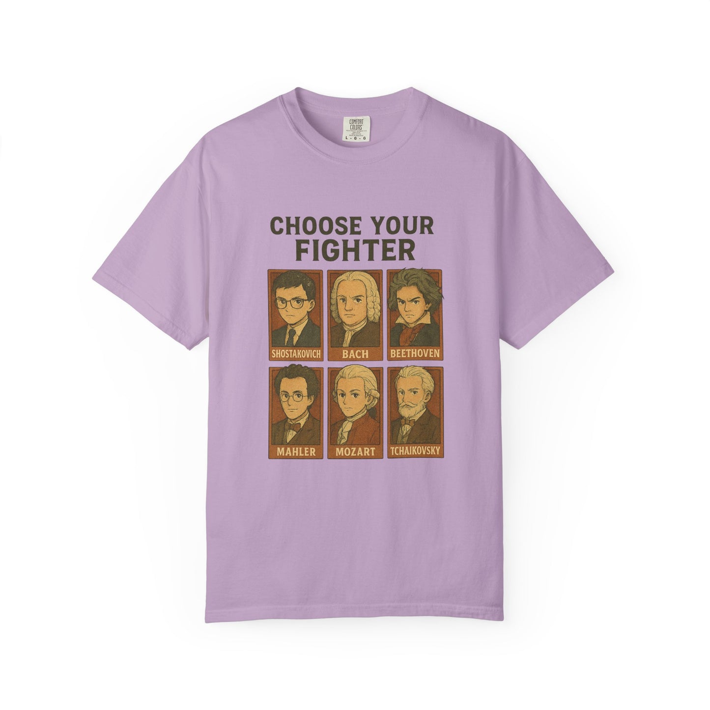 “Choose Your Fighter: Classical Legends Anime T-Shirt”