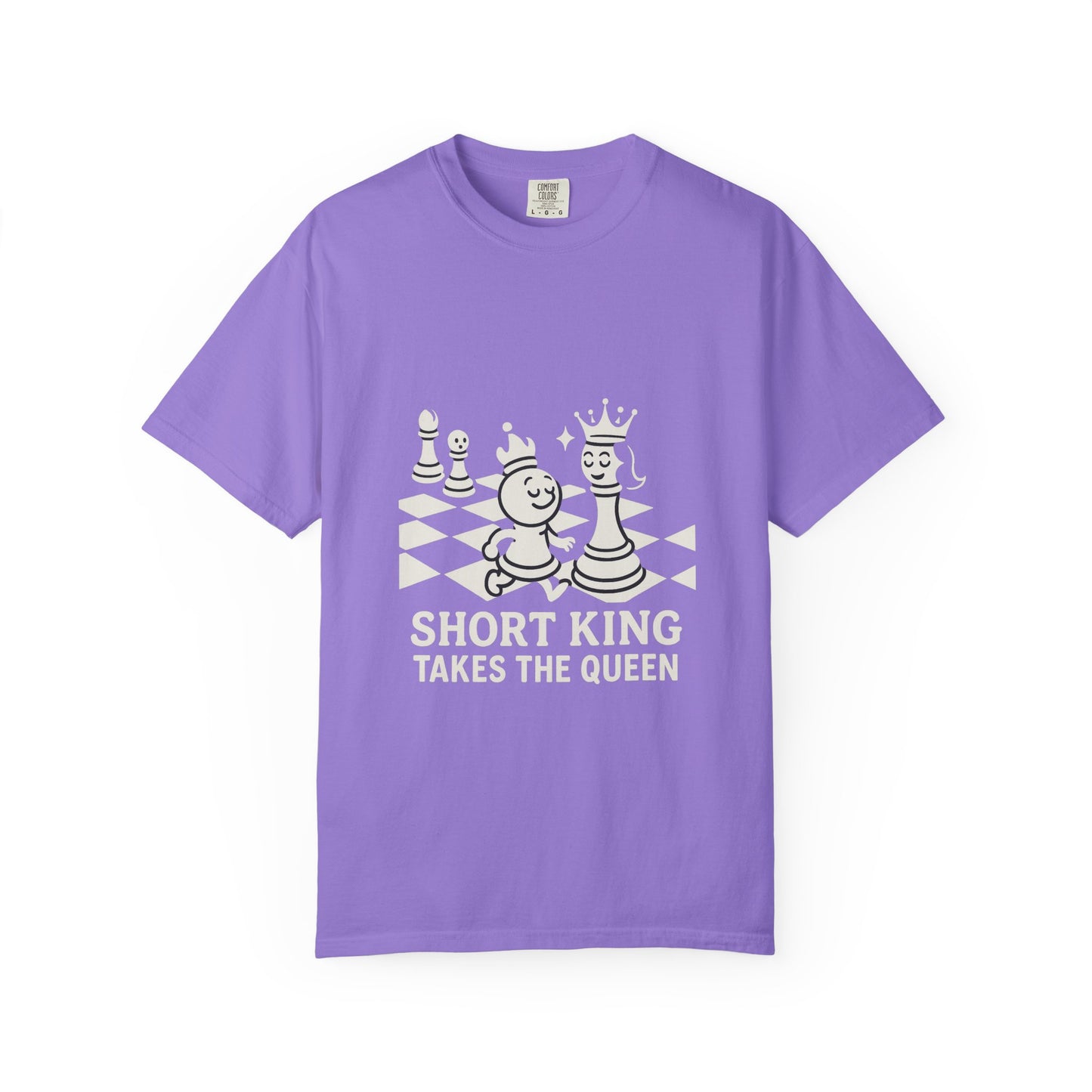Short King Takes the Queen – Funny Chess Love T-Shirt