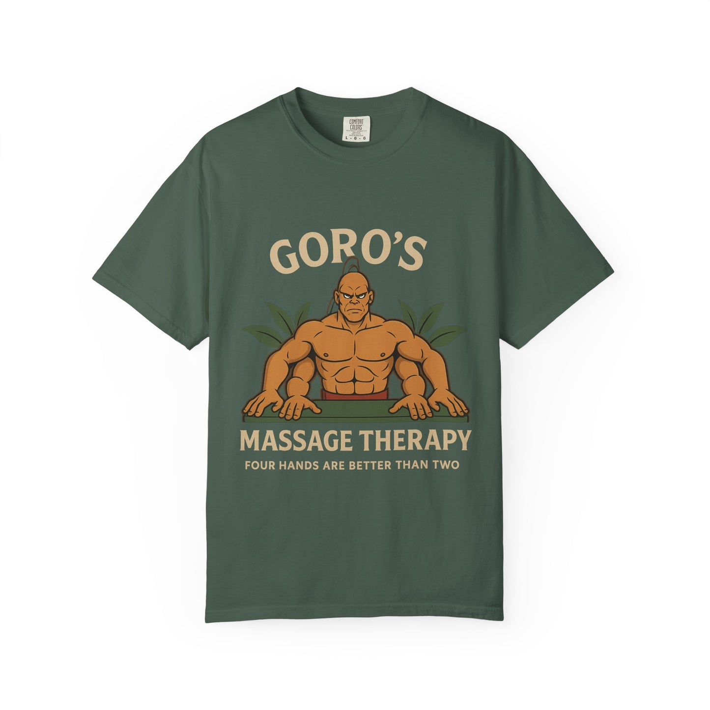 Goro’s Massage Therapy T-Shirt – Four Hands Are Better Than Two