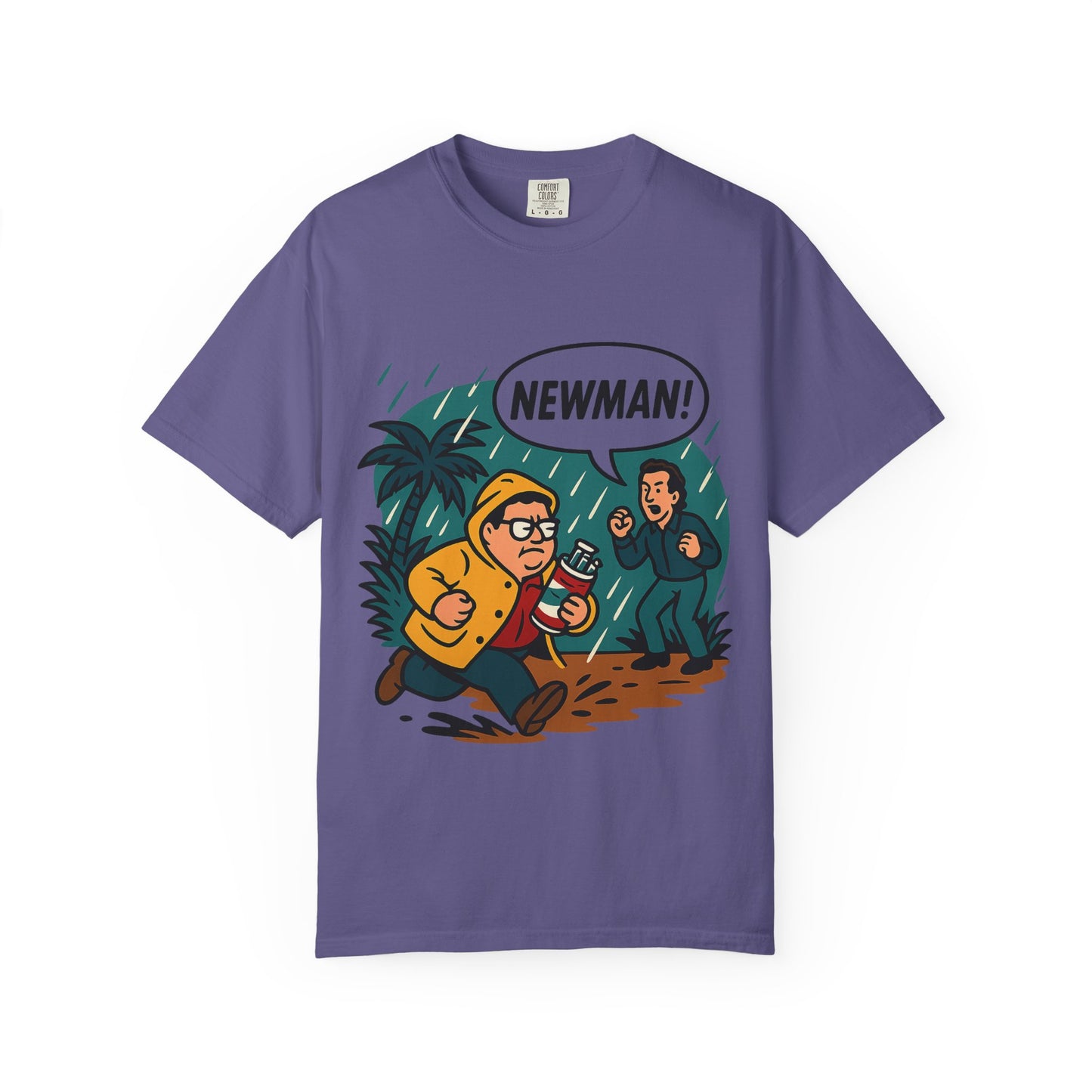 “Newman! Jurassic Crossover” Unisex T-Shirt – Seinfeld x Dino Adventure Parody Tee