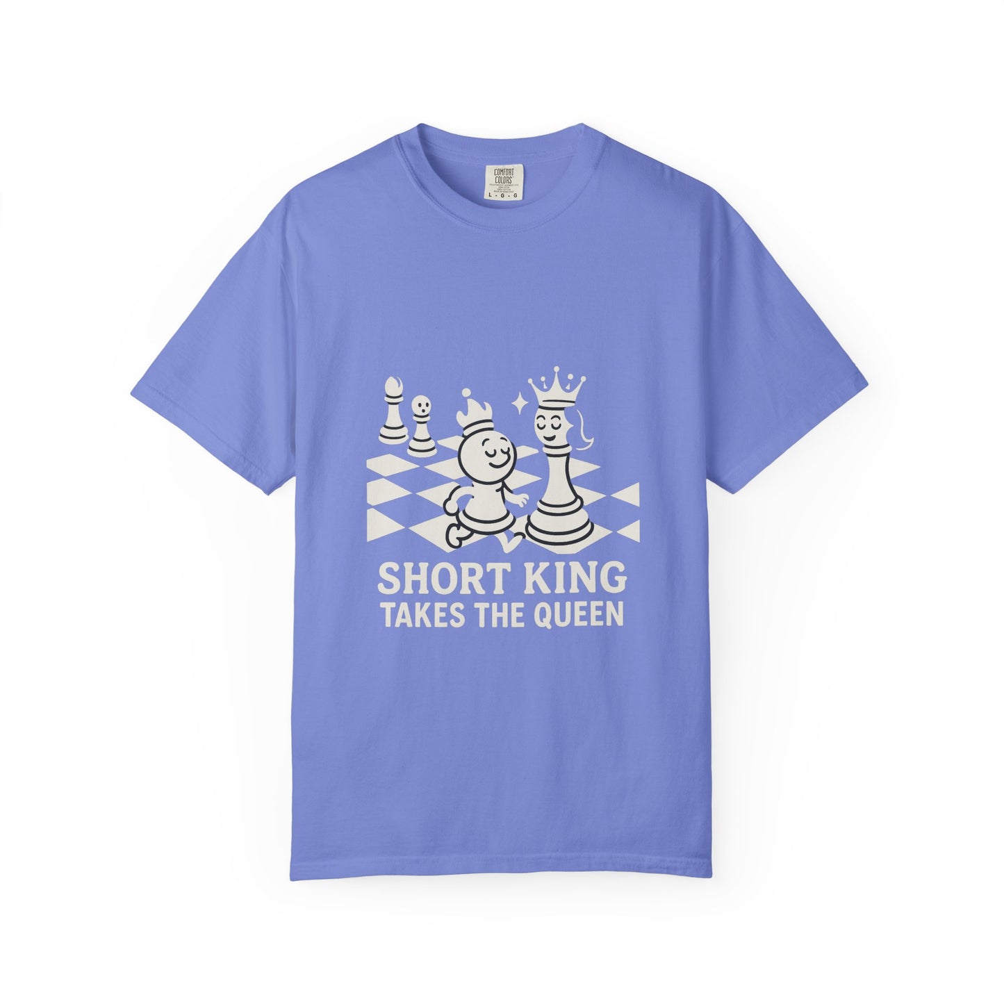 Short King Takes the Queen – Funny Chess Love T-Shirt
