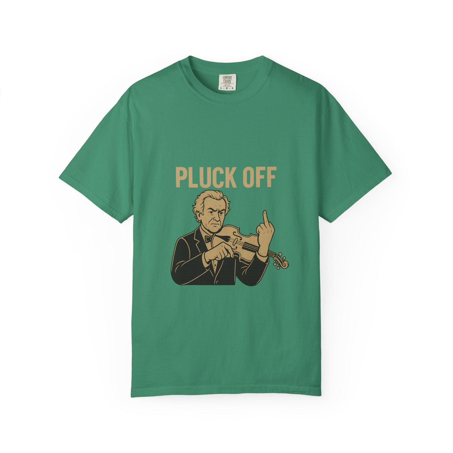 Pluck Off Violinist Tee – Classical Sass, Street-Class Attitude