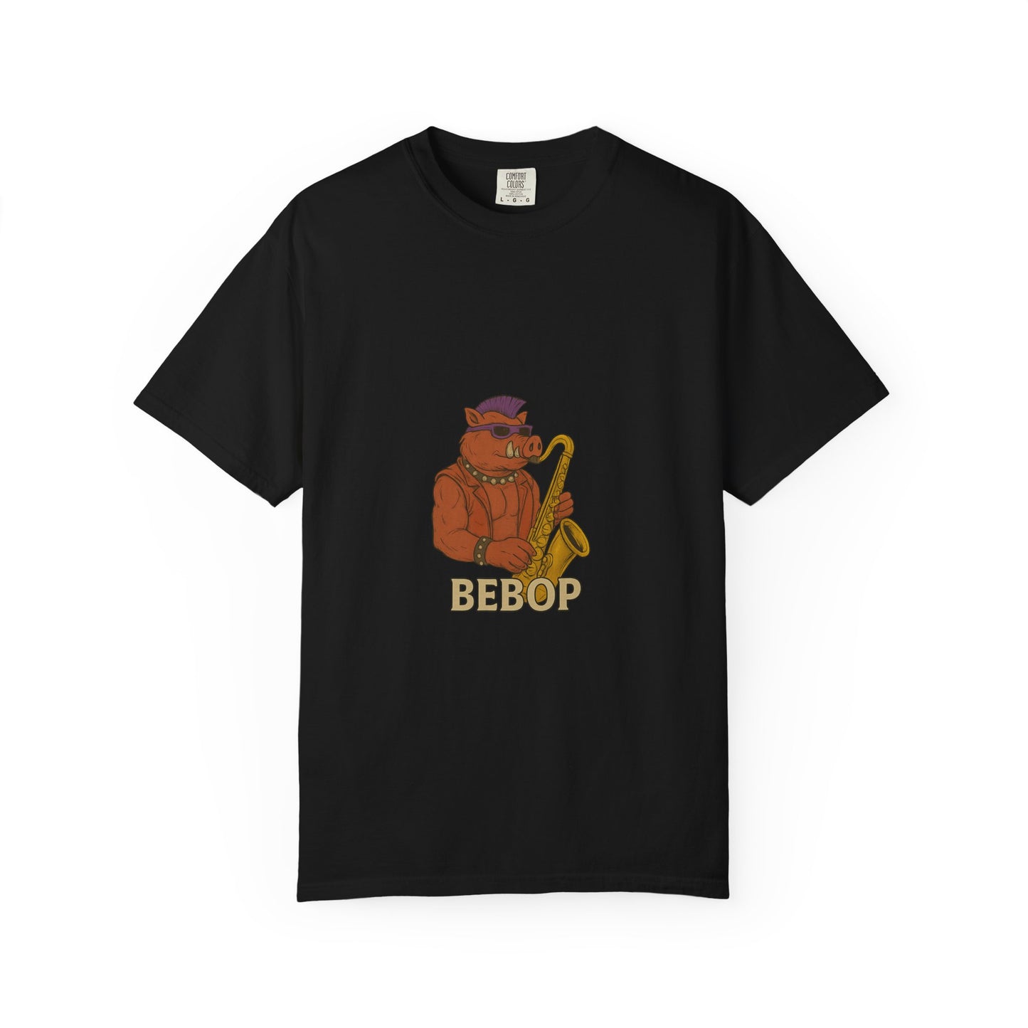 Bebop Saxophone Tee – TMNT Jazz Punk Parody Shirt