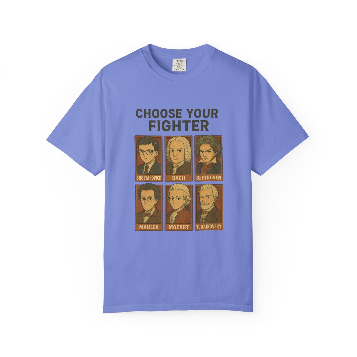 “Choose Your Fighter: Classical Legends Anime T-Shirt”