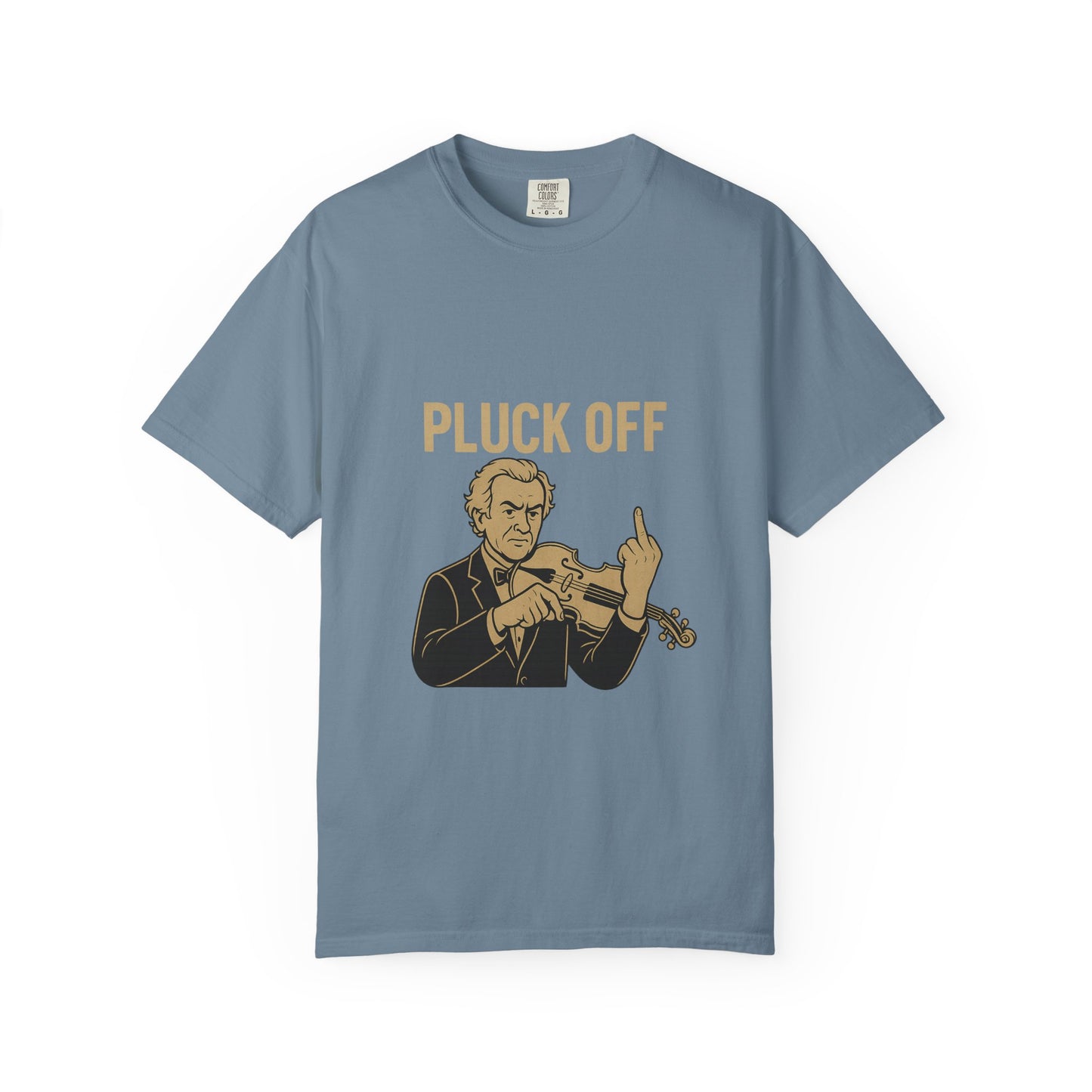 Pluck Off Violinist Tee – Classical Sass, Street-Class Attitude
