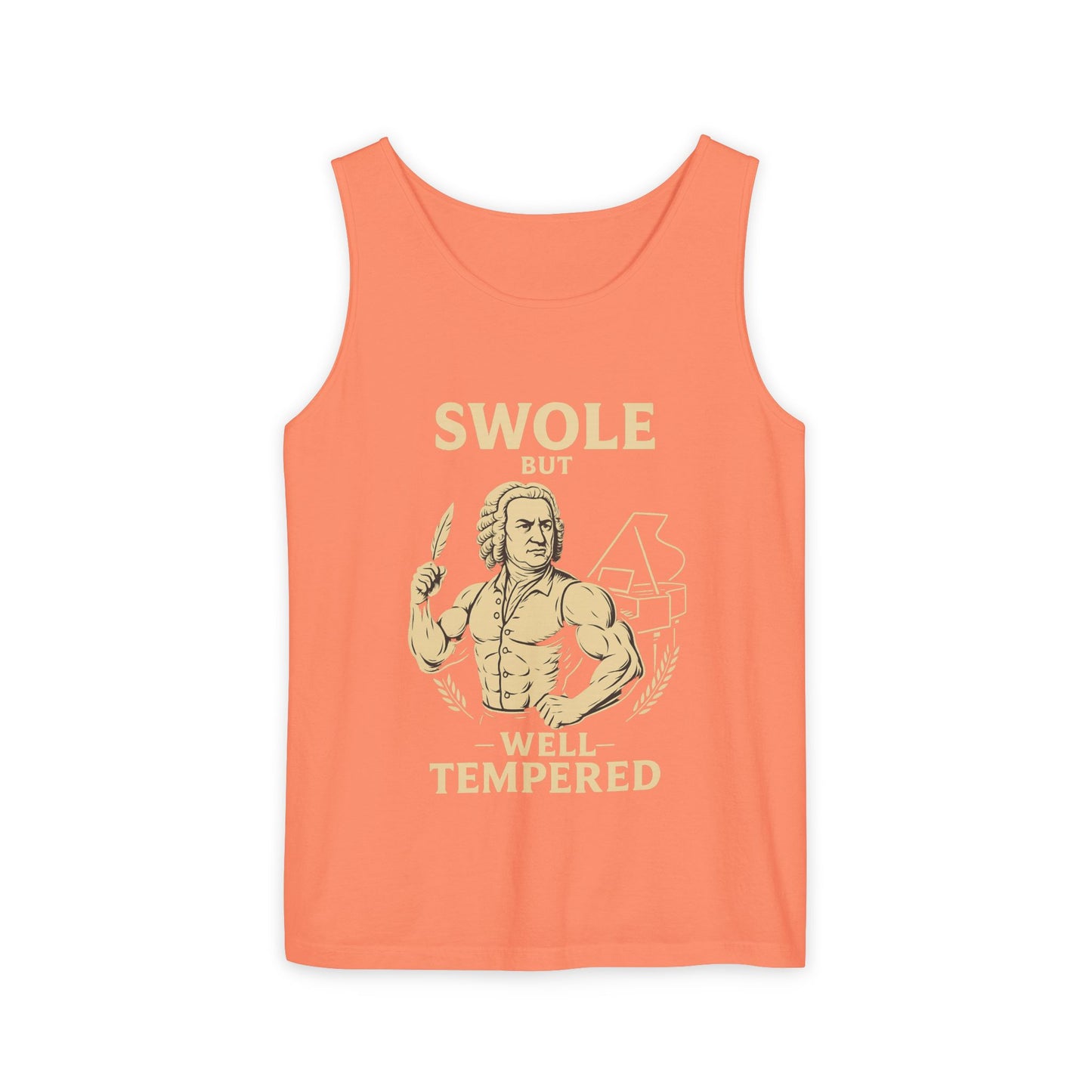 Swole But Well-Tempered Tank – Buff Bach Sleeveless Edition
